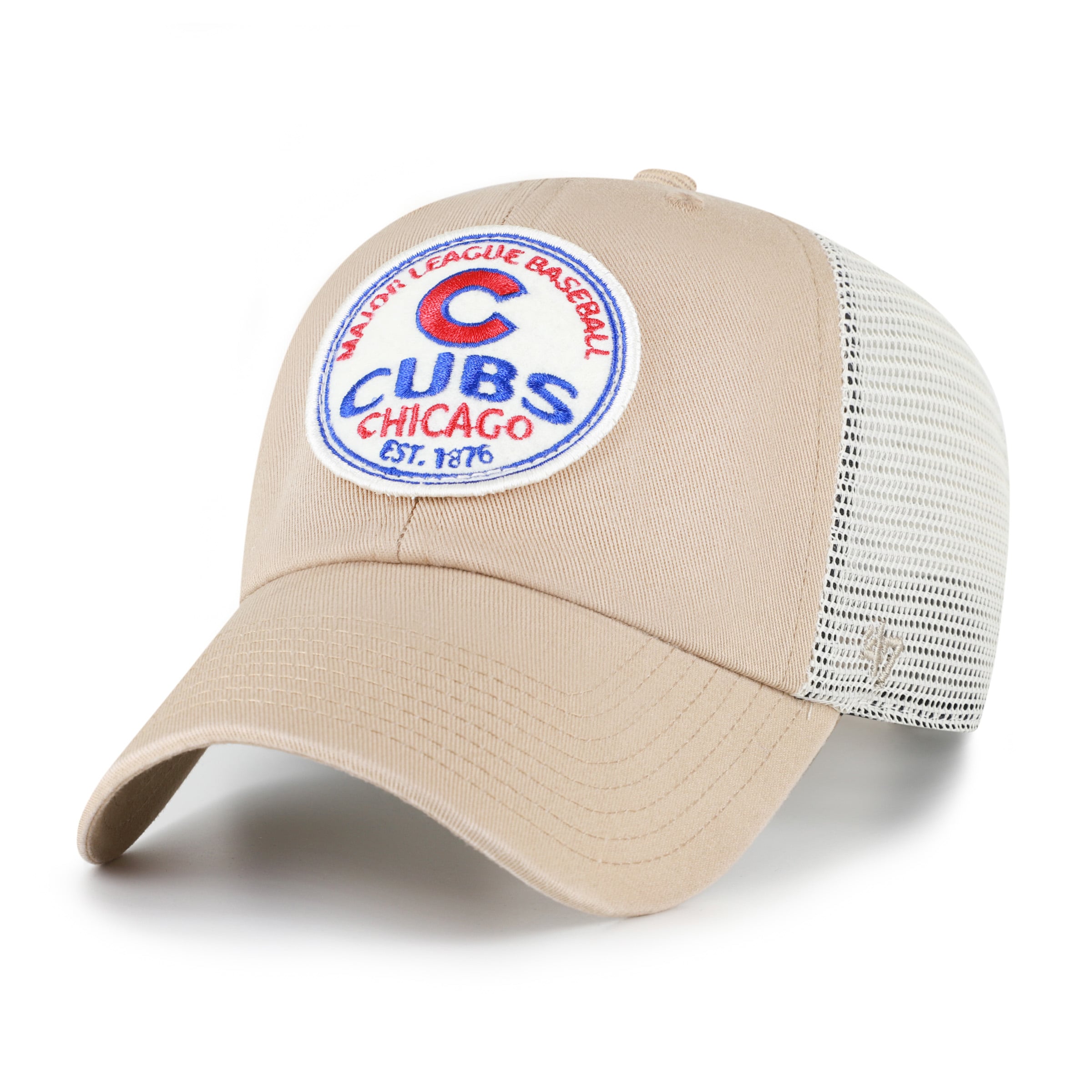 Men's '47  Khaki Chicago Cubs Clean Up Adjustable Hat