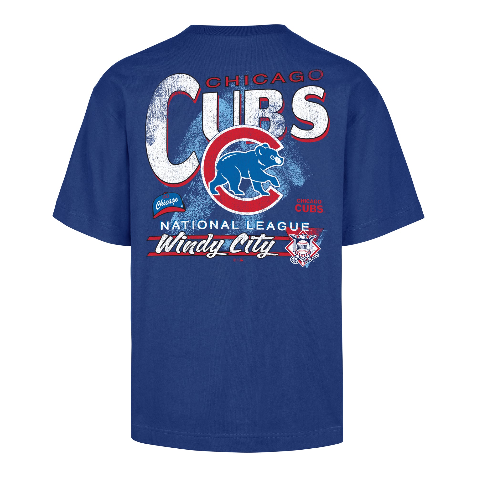 T-shirt homme '47 Royal Chicago Cubs Under Bar Foundation