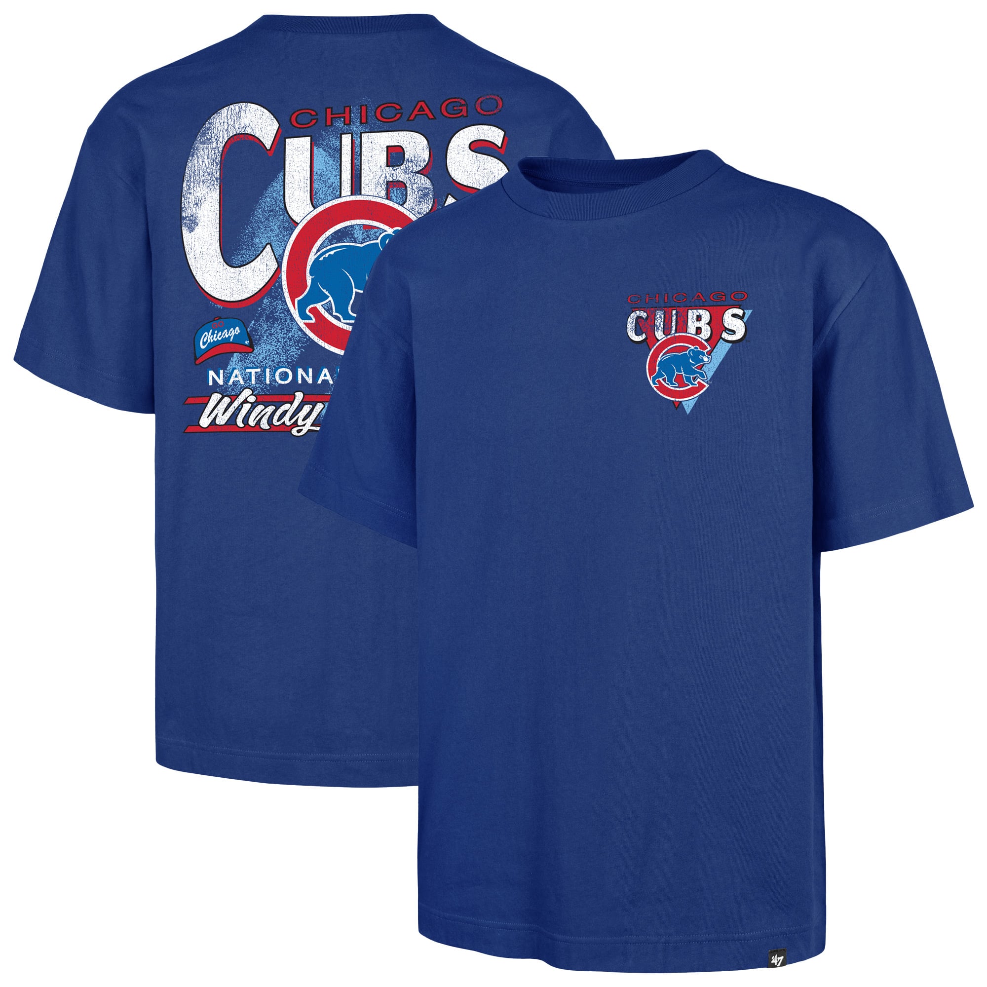 T-shirt homme '47 Royal Chicago Cubs Under Bar Foundation