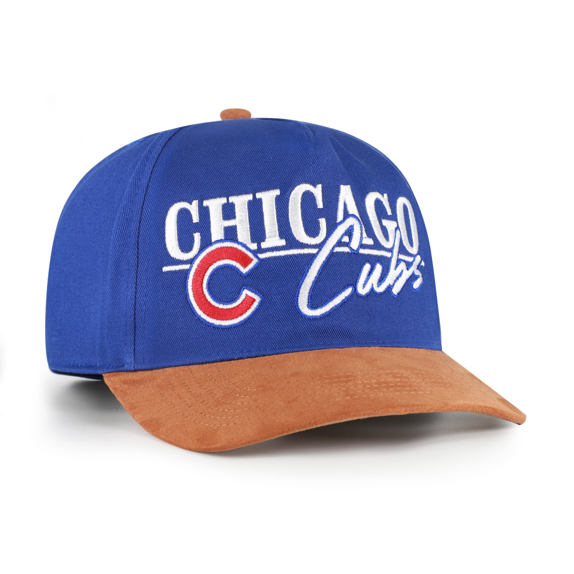 Casquette ajustable Chicago Cubs « Scribe Line Hitch » pour homme, coloris royal/marron clair, modèle 47