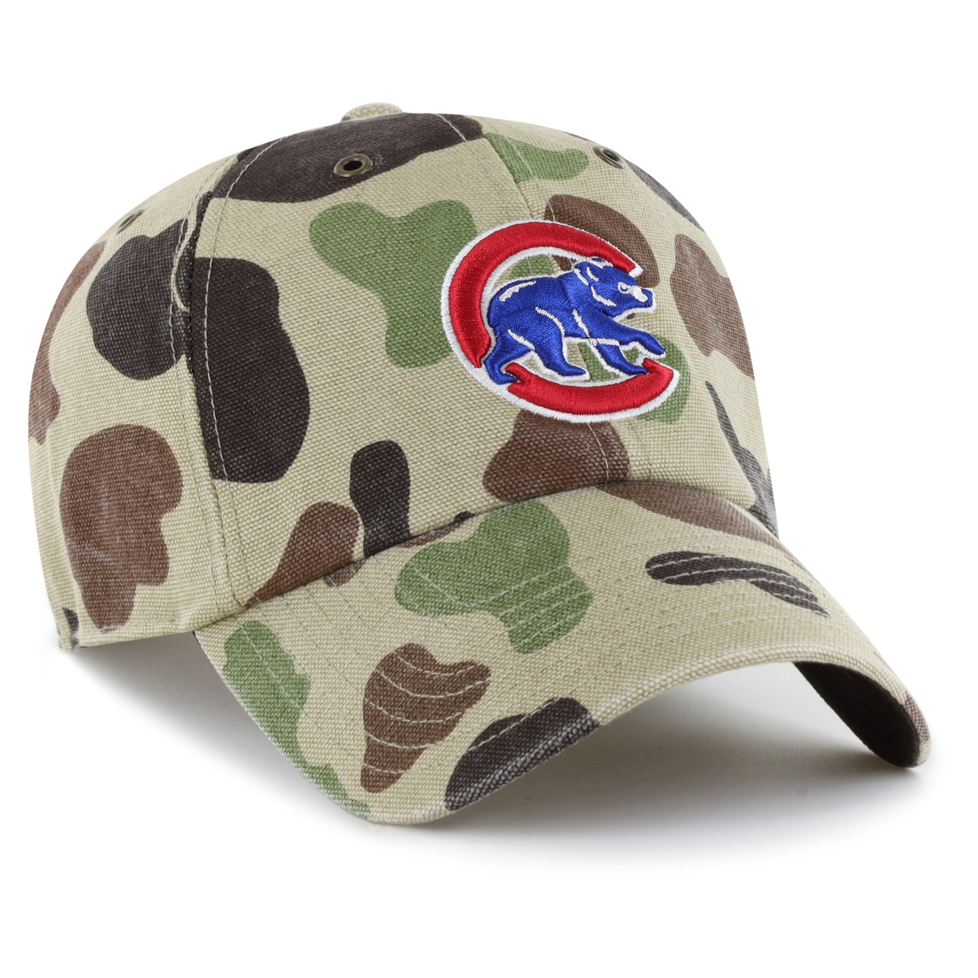 Casquette ajustable Carhartt x '47 Camo Chicago Cubs Duck Clean Up pour homme