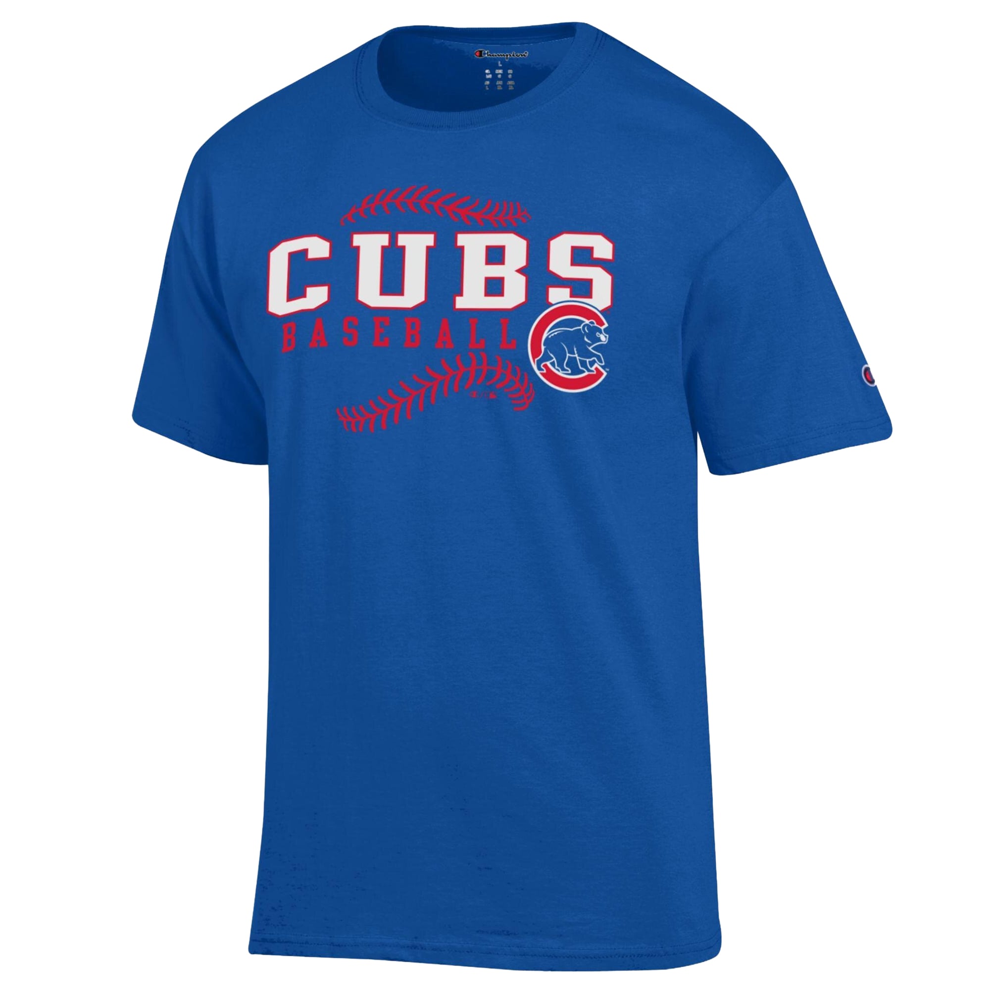 T-shirt de baseball Champion Royal Chicago Cubs pour homme