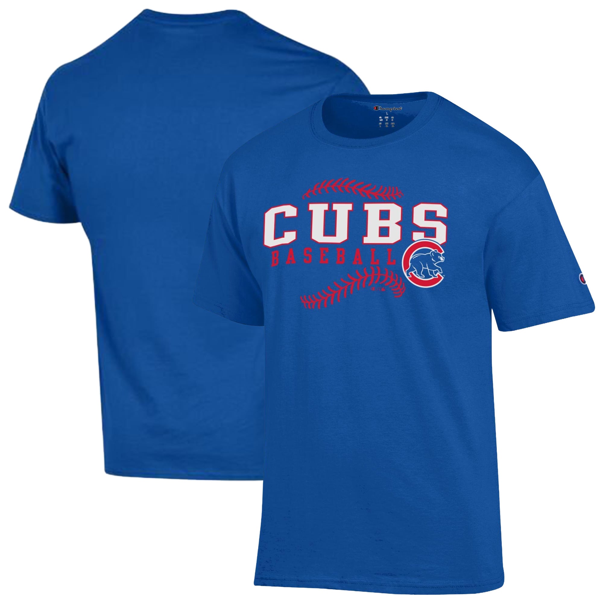 T-shirt de baseball Champion Royal Chicago Cubs pour homme