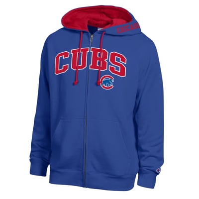  Chicago Cubs Champion Fleece Full-Zip Hoodie - Royal