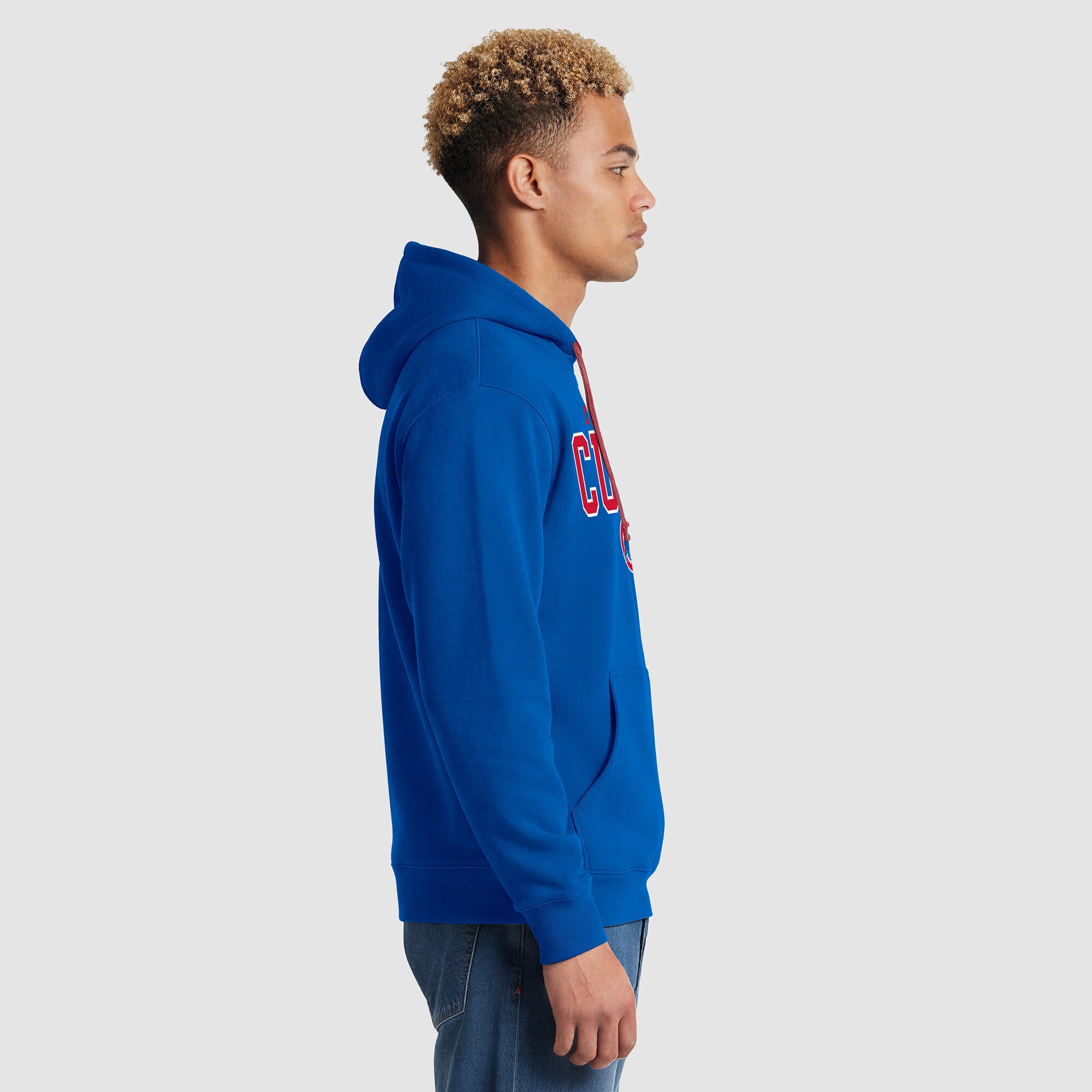 Men's Champion Royal Chicago Cubs Fleece Hoodie