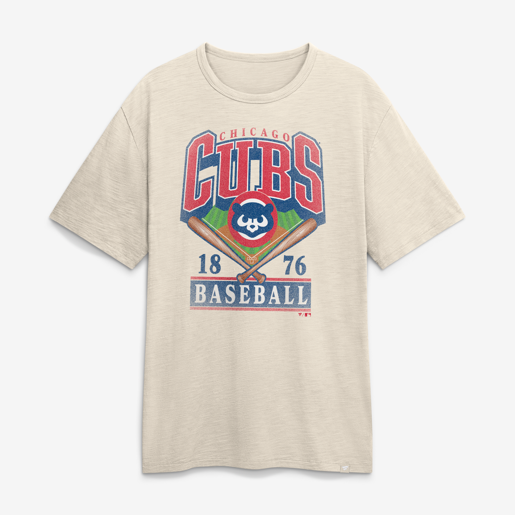 メンズ Fanatics タン シカゴ・カブス Stadium Slub Tシャツ
