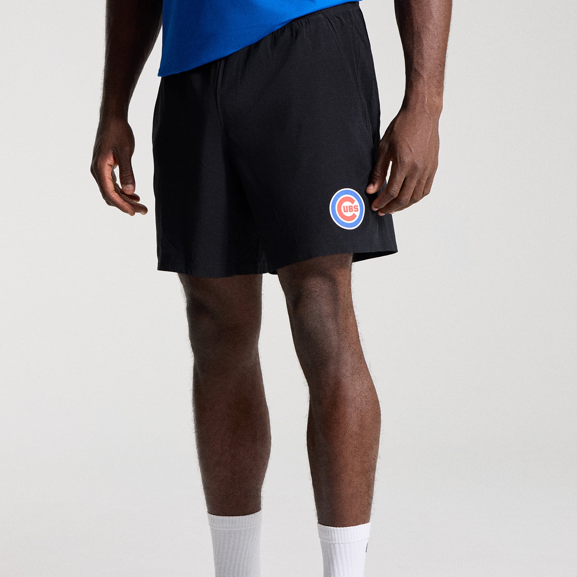 Short sans doublure Pace Breaker Chicago Cubs noir pour homme de 7 pouces (18 cm) la marque lululemon
