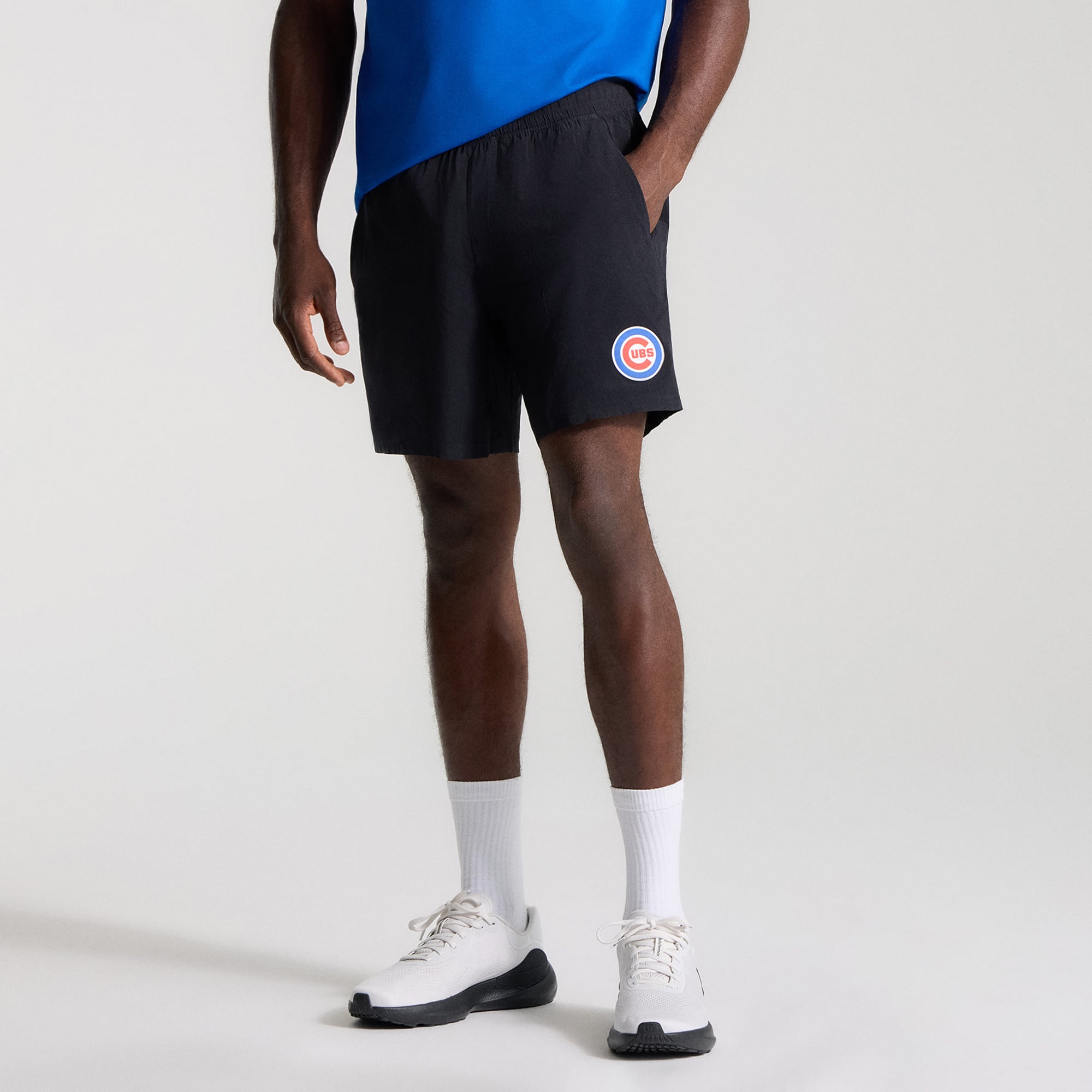 Short sans doublure Pace Breaker Chicago Cubs noir pour homme de 7 pouces (18 cm) la marque lululemon