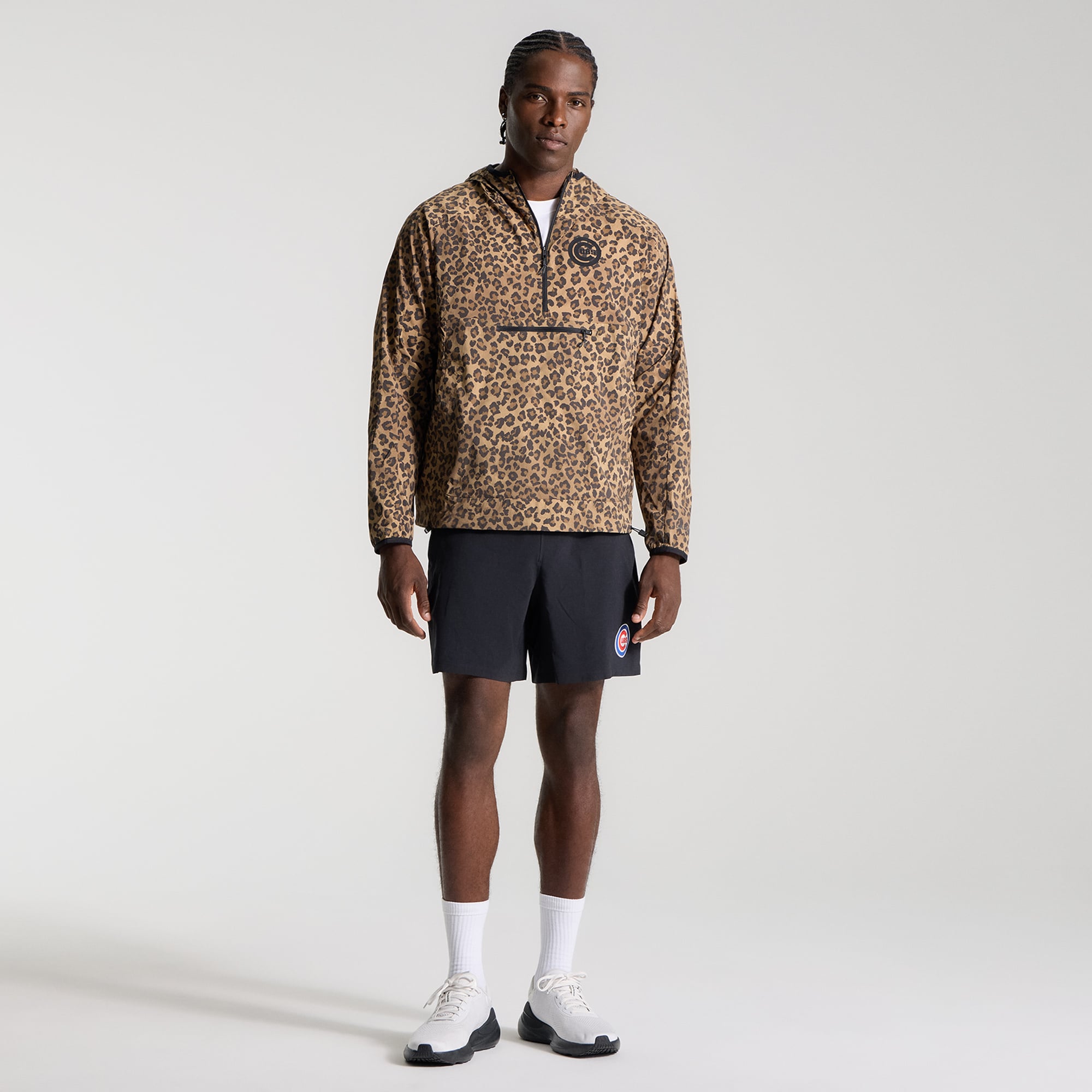 Men's lululemon Chicago Cubs Multi-Pocket Running Anorak *Leopard