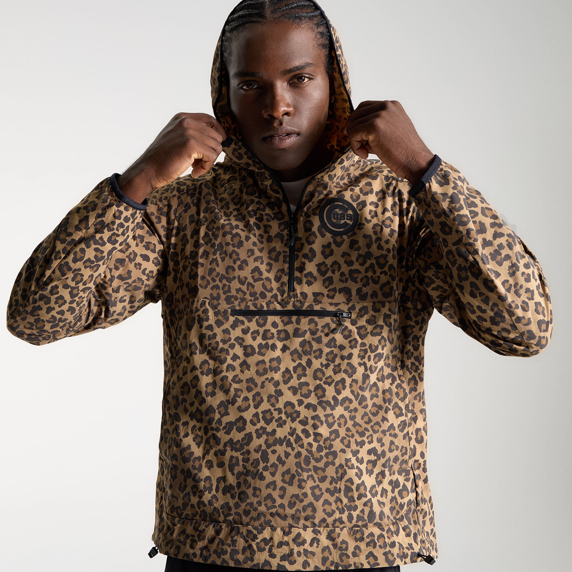 Men's lululemon Chicago Cubs Multi-Pocket Running Anorak *Leopard