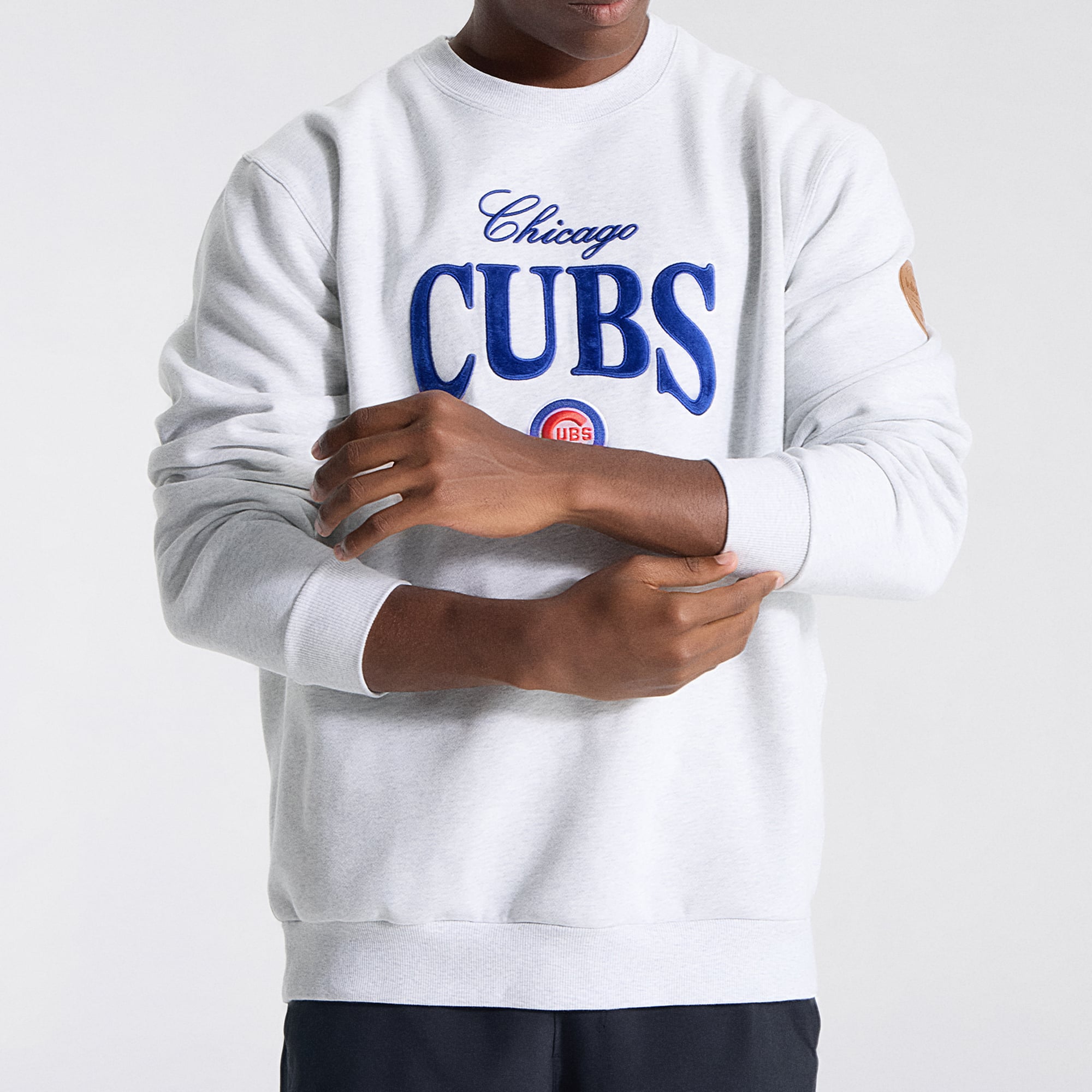 Sweat-shirt pour homme lululemon Heathered Core Ultra Light Grey Chicago Cubs Steady State