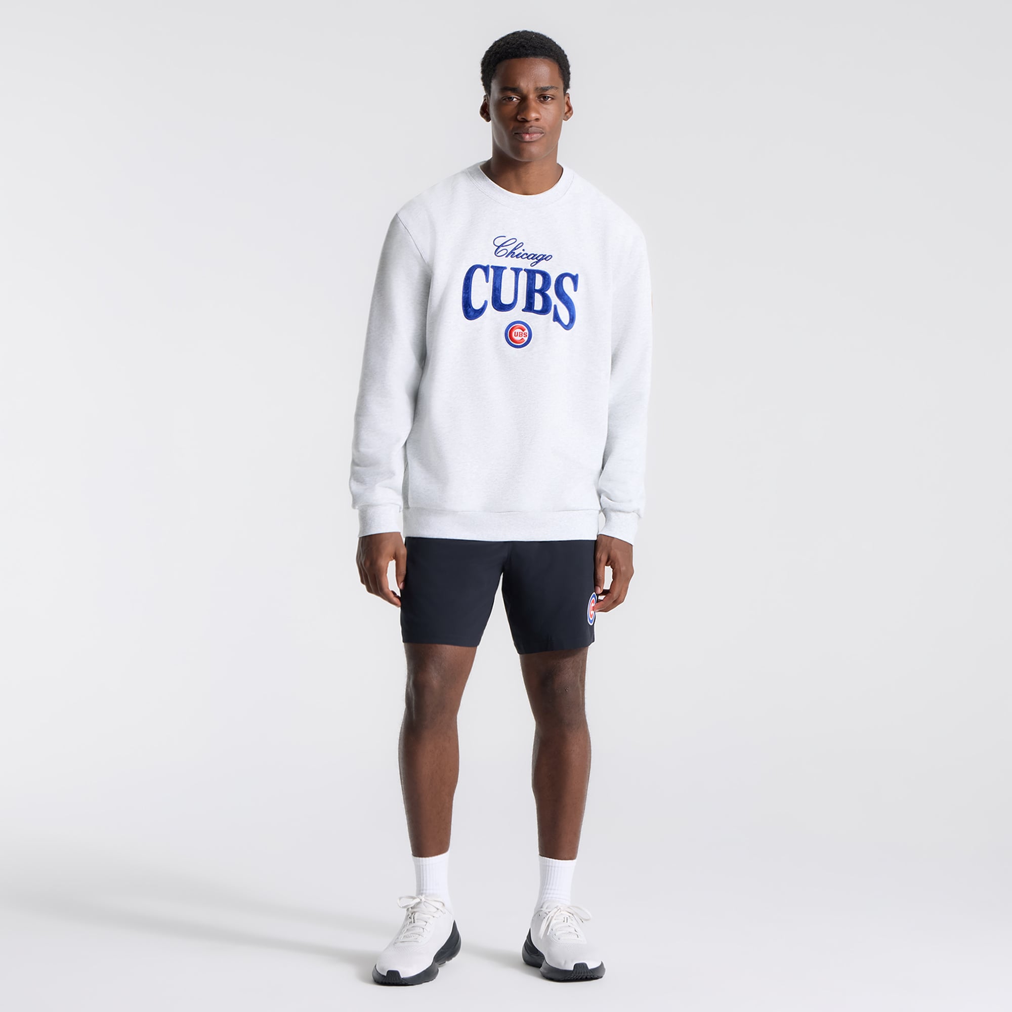 Sweat-shirt pour homme lululemon Heathered Core Ultra Light Grey Chicago Cubs Steady State