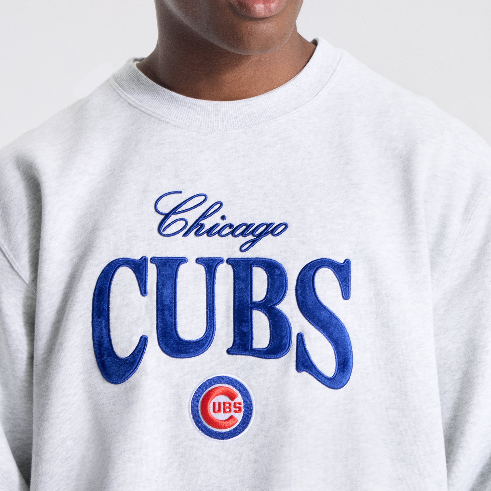 Sweat-shirt pour homme lululemon Heathered Core Ultra Light Grey Chicago Cubs Steady State