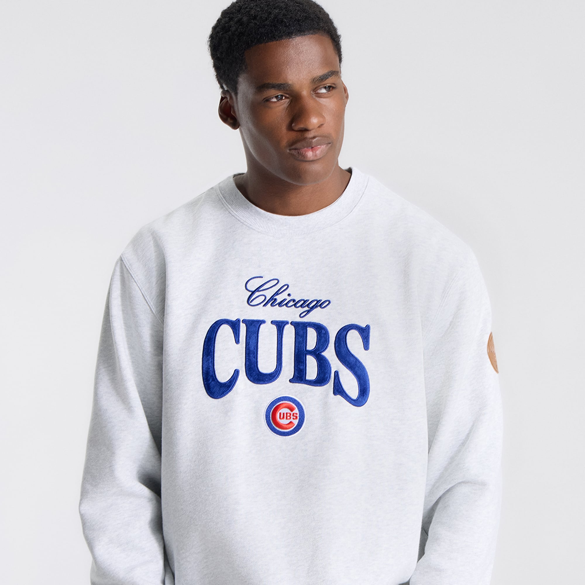 Sweat-shirt pour homme lululemon Heathered Core Ultra Light Grey Chicago Cubs Steady State