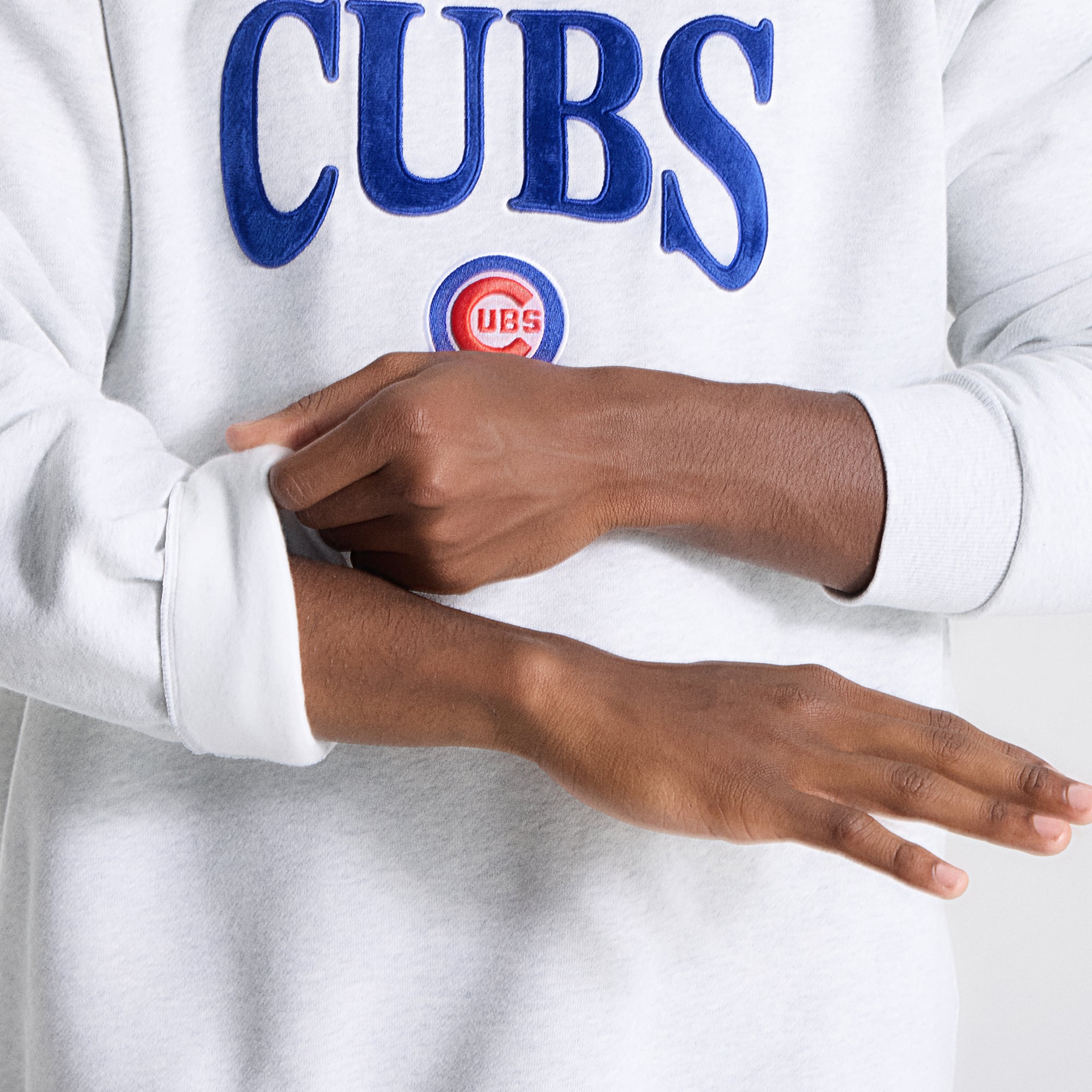 Sweat-shirt pour homme lululemon Heathered Core Ultra Light Grey Chicago Cubs Steady State