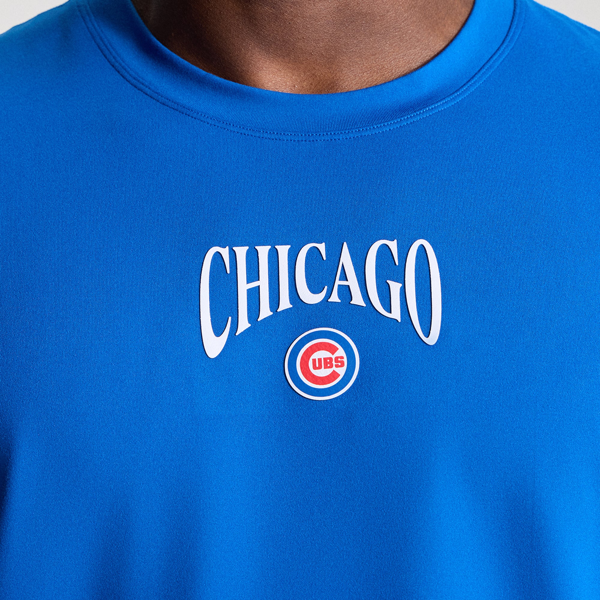 T-shirt en jersey doux bleu symphonie Chicago Cubs pour homme de lululemon