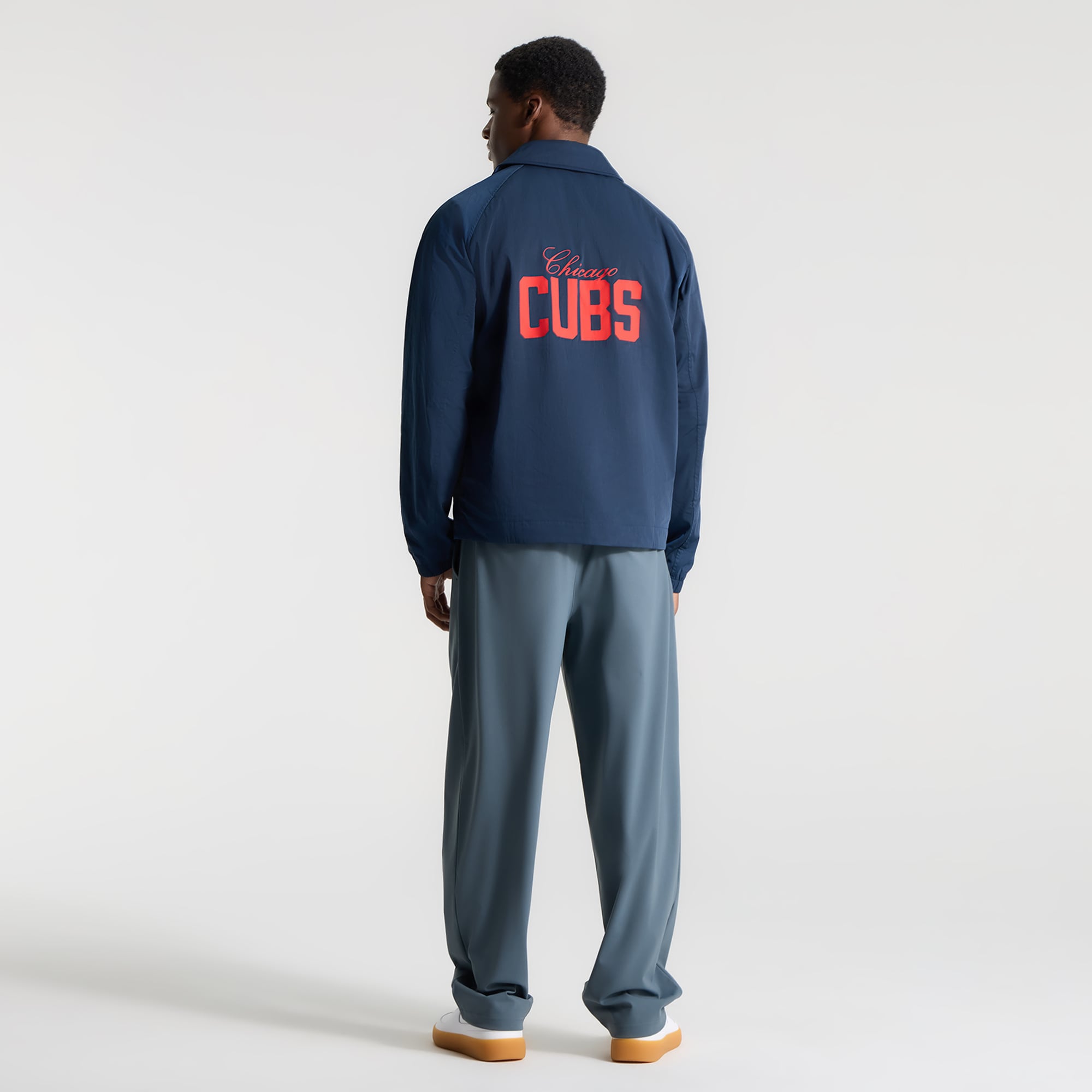 Veste de coach raglan lululemon True Navy Chicago Cubs pour homme