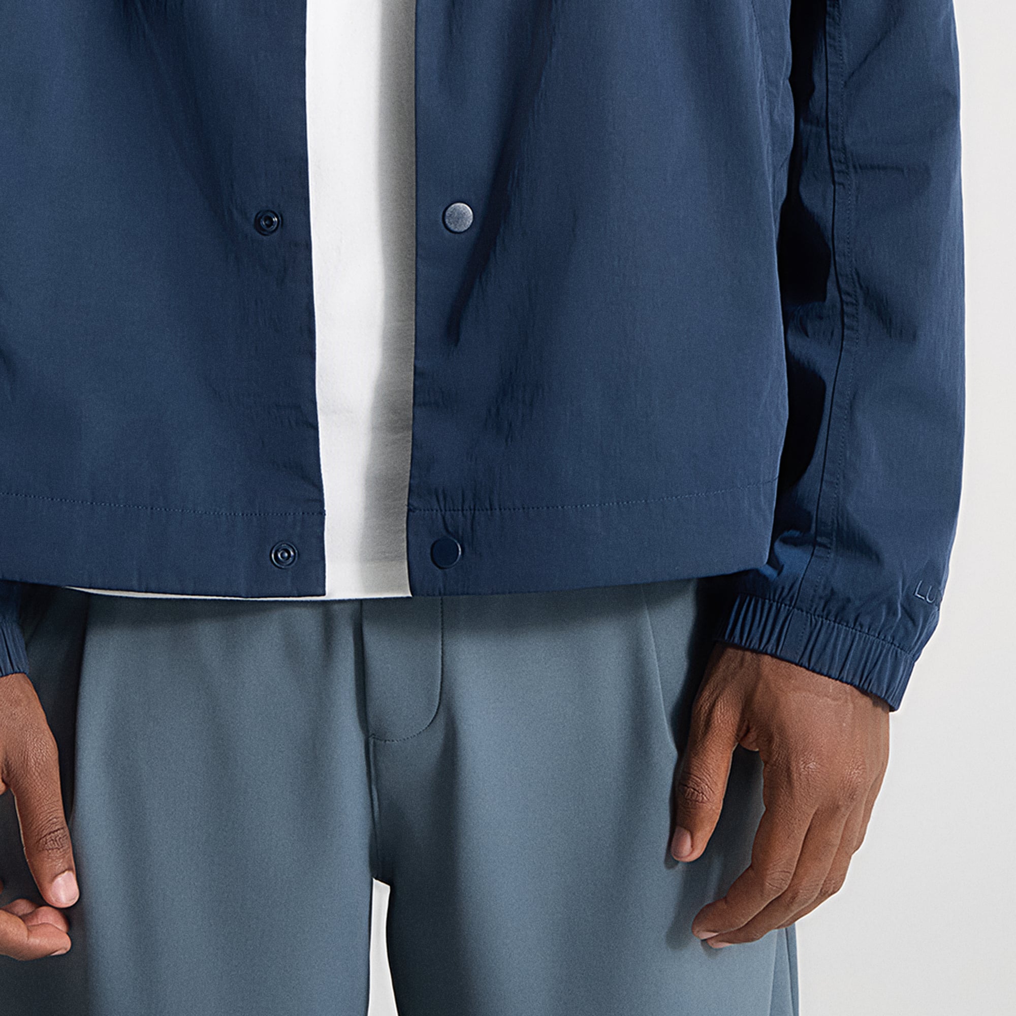 Veste de coach raglan lululemon True Navy Chicago Cubs pour homme