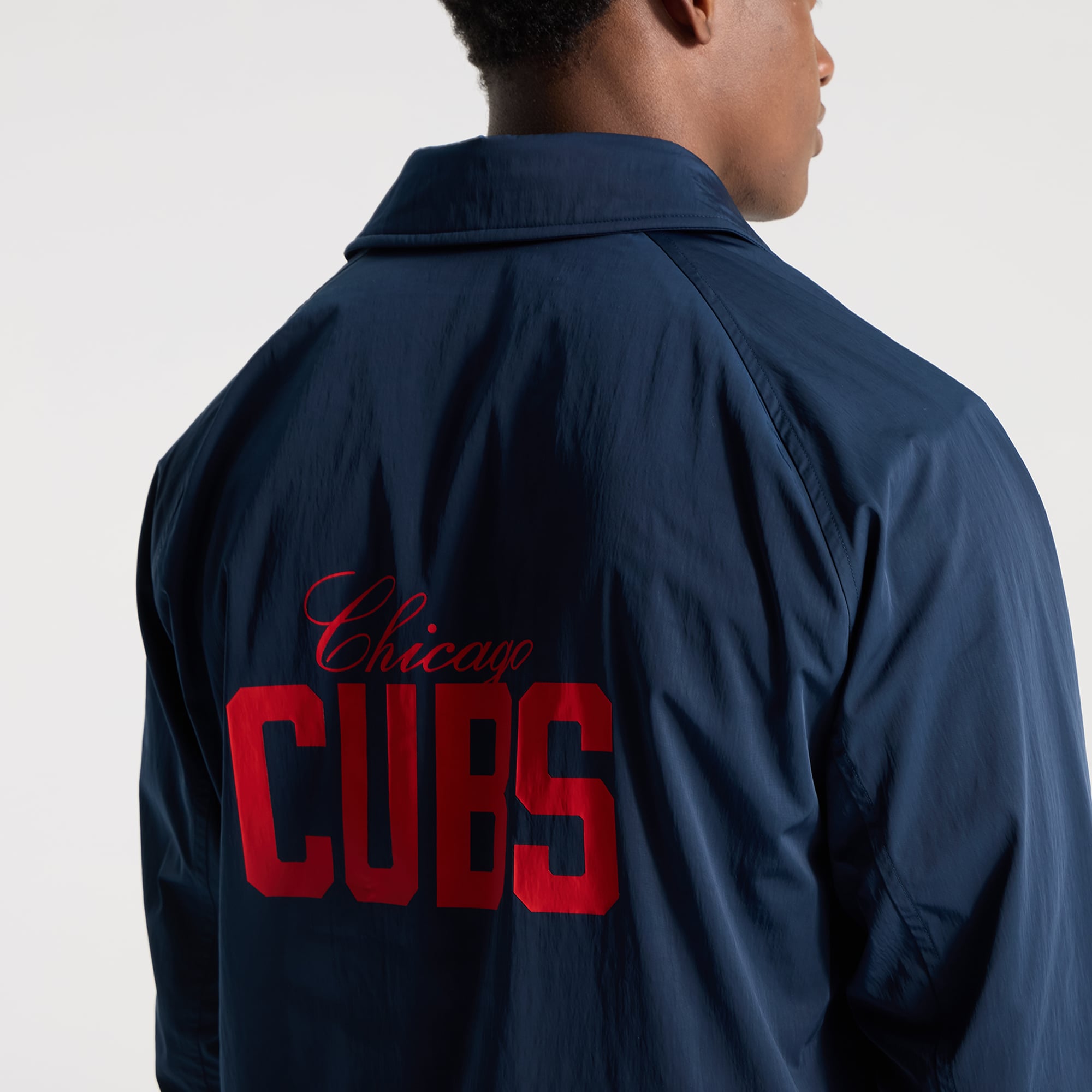 Veste de coach raglan lululemon True Navy Chicago Cubs pour homme