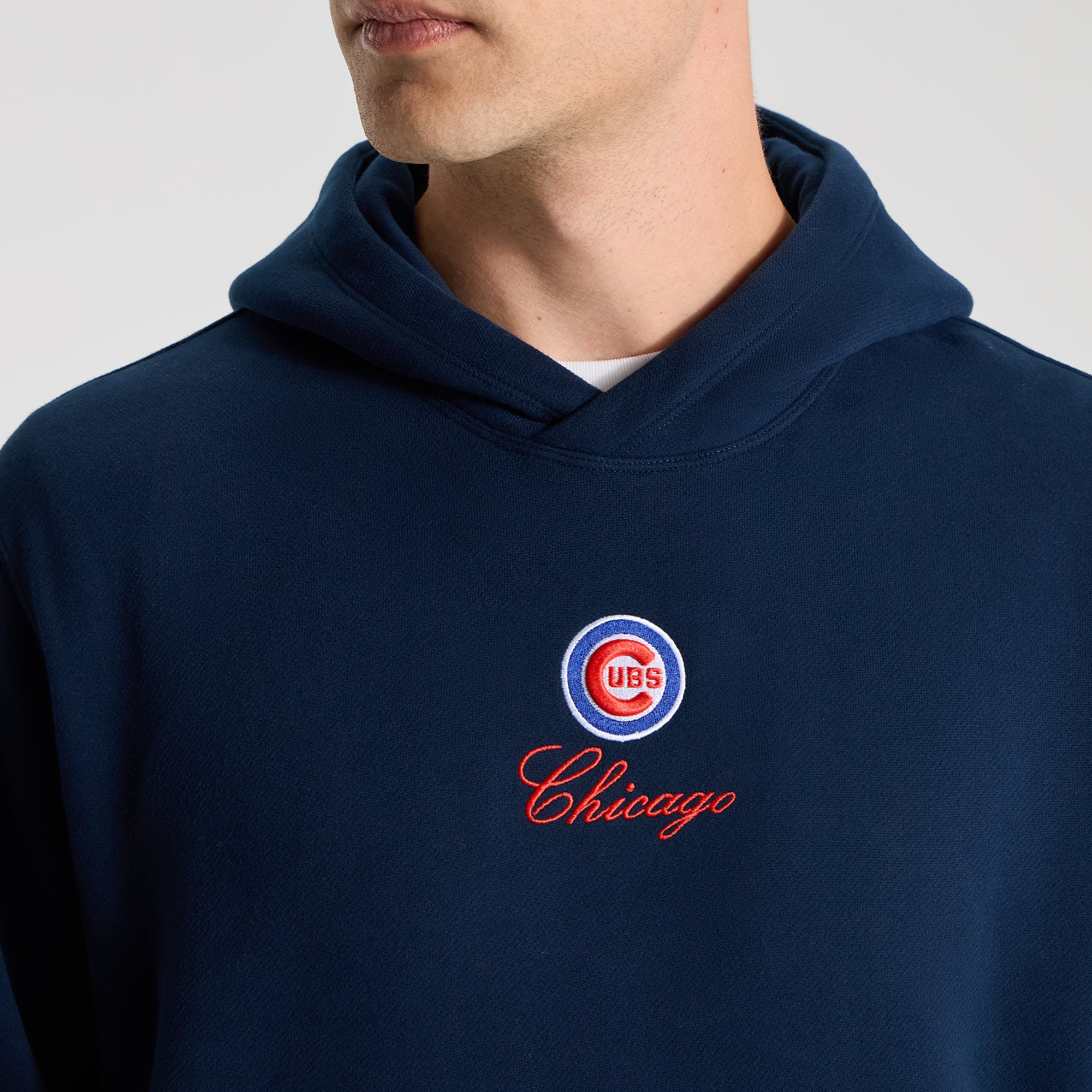 Sweat à capuche Steady State True Navy Chicago Cubs de lululemon pour homme