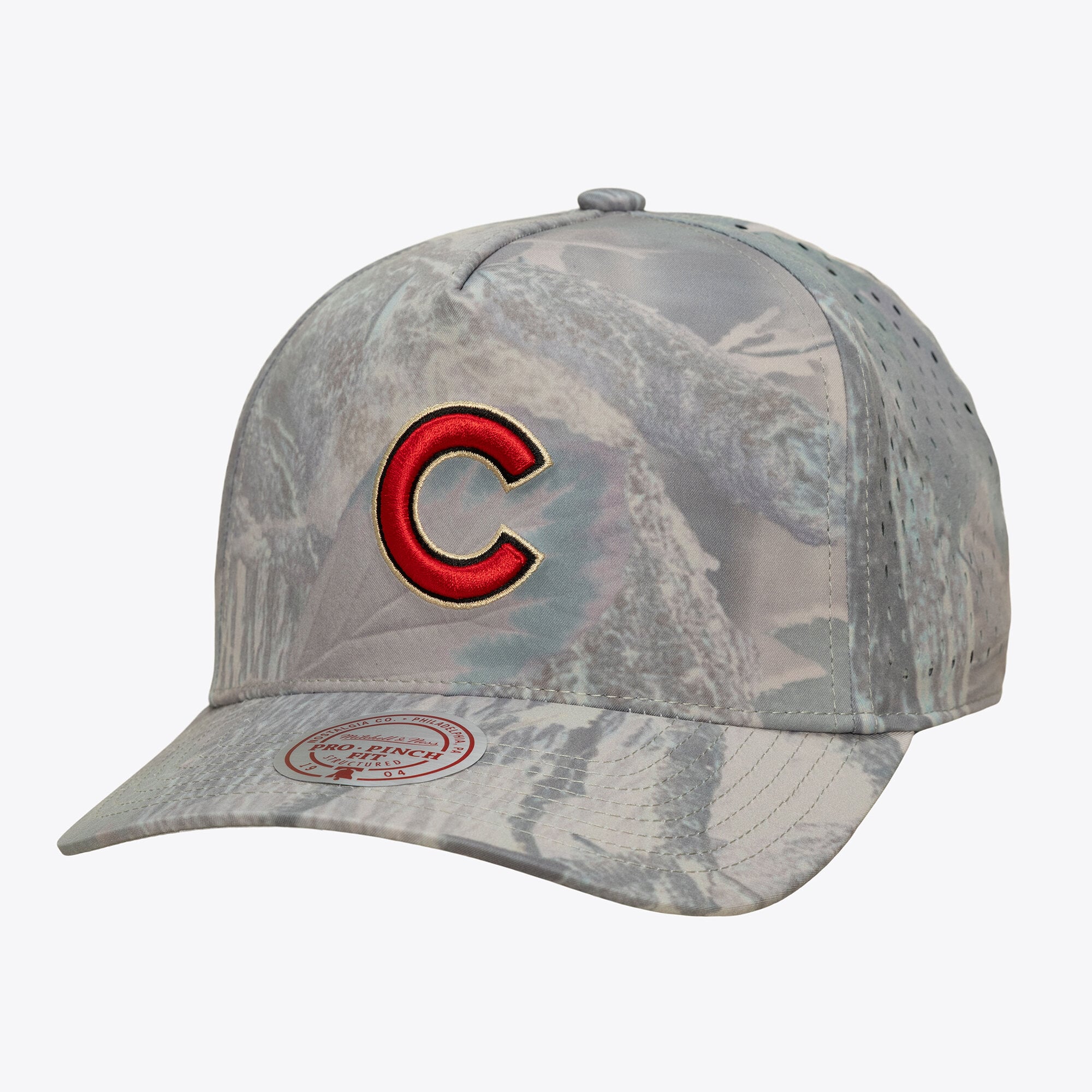 Casquette ajustable Mitchell & Ness camouflage Chicago Cubs Perfect Pro pour homme