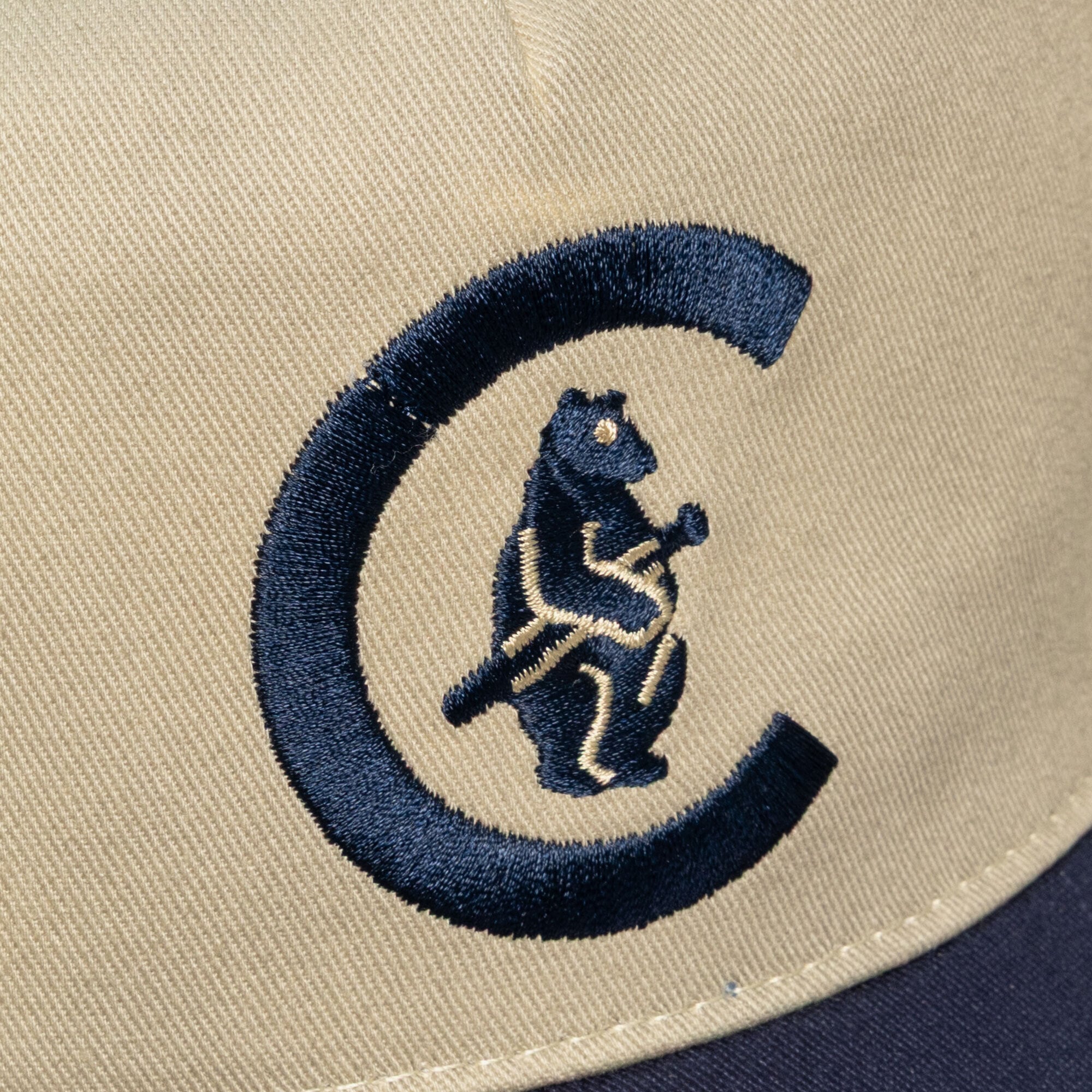 Men's Mitchell & Ness Cream Chicago Cubs Retro Roots Deadstock Cooperstown Snapback Hat