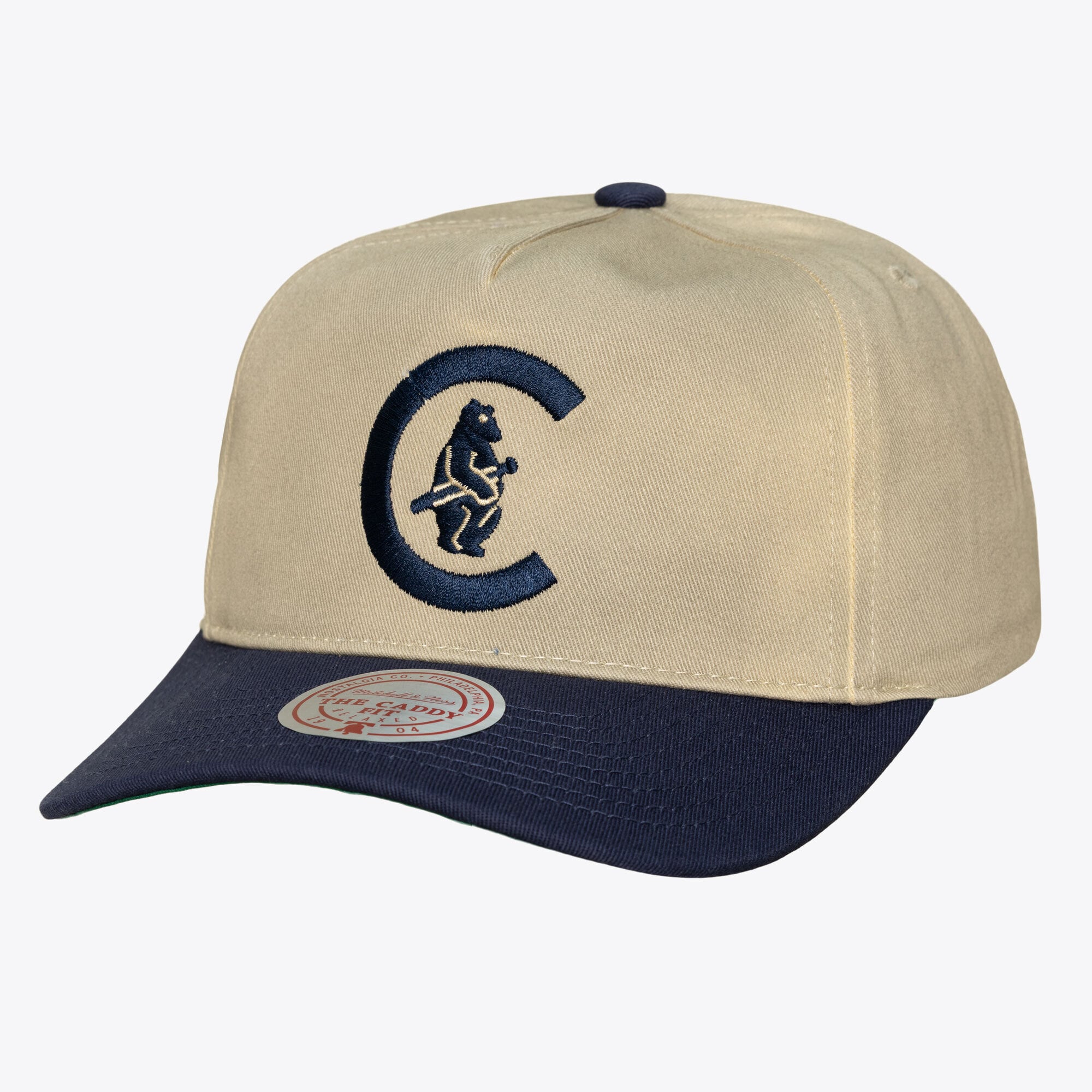 Men's Mitchell & Ness Cream Chicago Cubs Retro Roots Deadstock Cooperstown Snapback Hat
