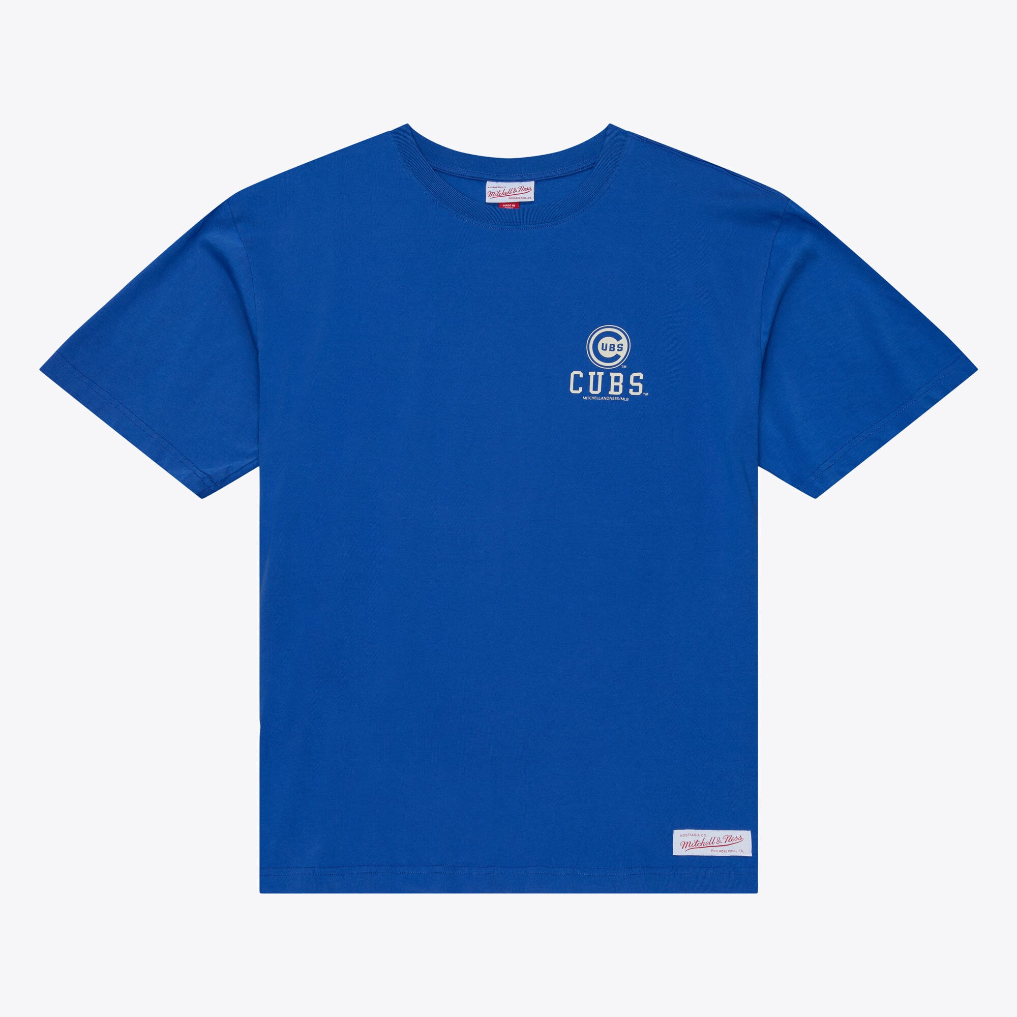 Men's Mitchell & Ness Royal Chicago Cubs Core Essentials T-Shirt