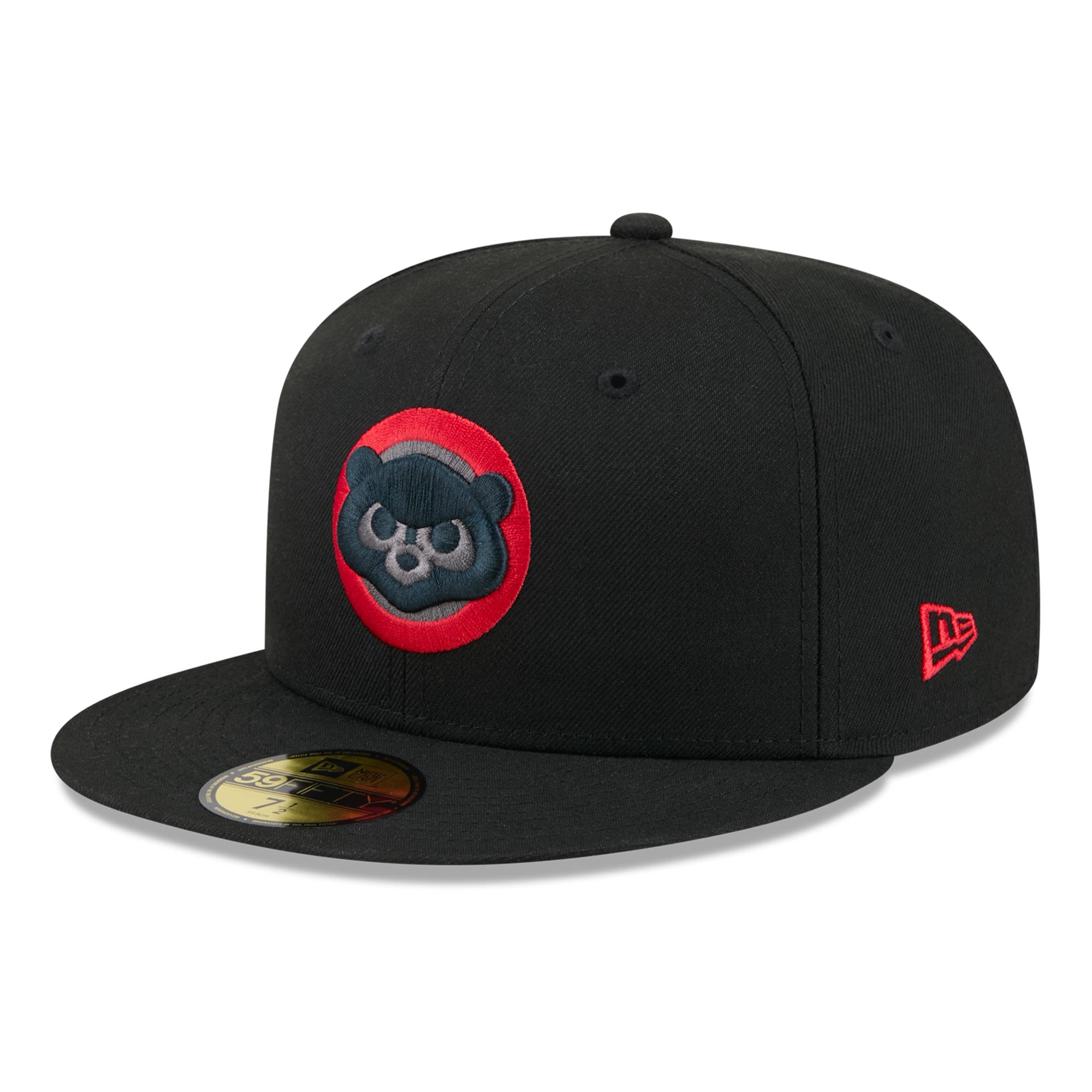 Casquette ajustée New Era 59FIFTY pour homme, noire