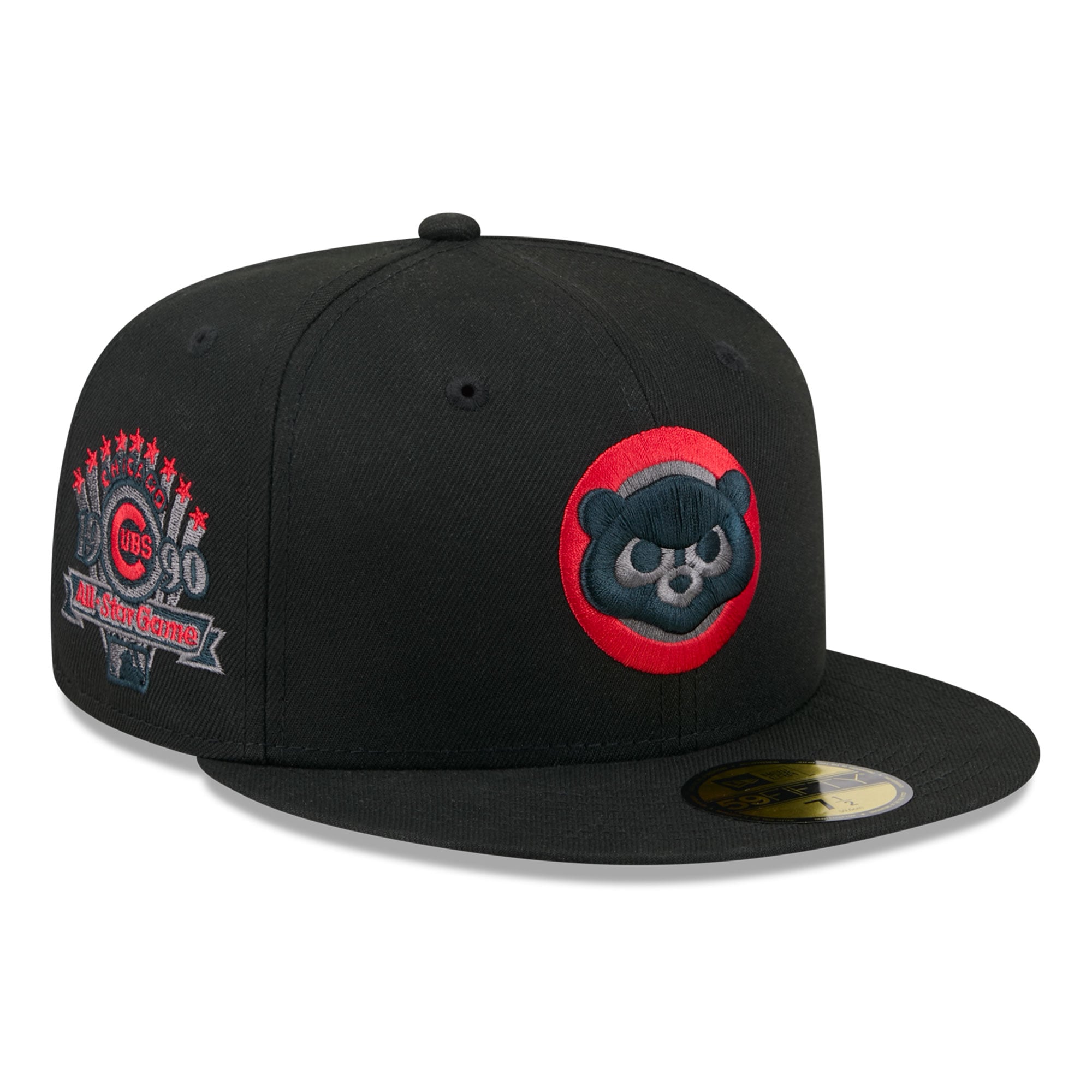 Casquette ajustée New Era 59FIFTY pour homme, noire