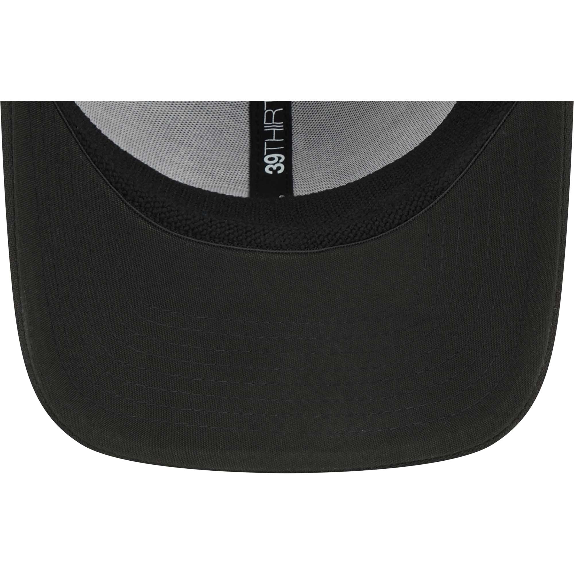 Casquette Flex 39THIRTY pour homme Chicago Cubs New Era noire avec logo