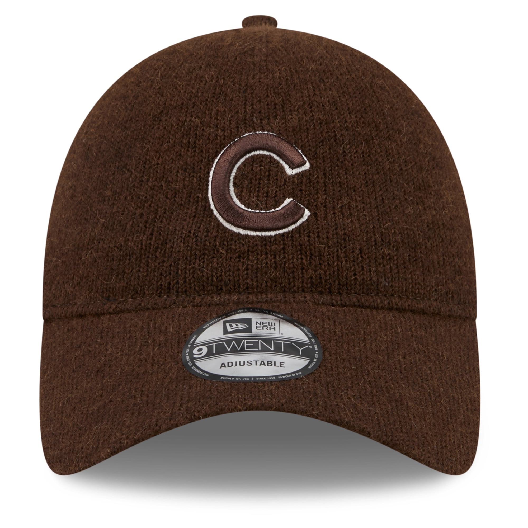 Casquette ajustable New Era 9TWENTY marron Chicago Cubs Open Market en laine pour homme