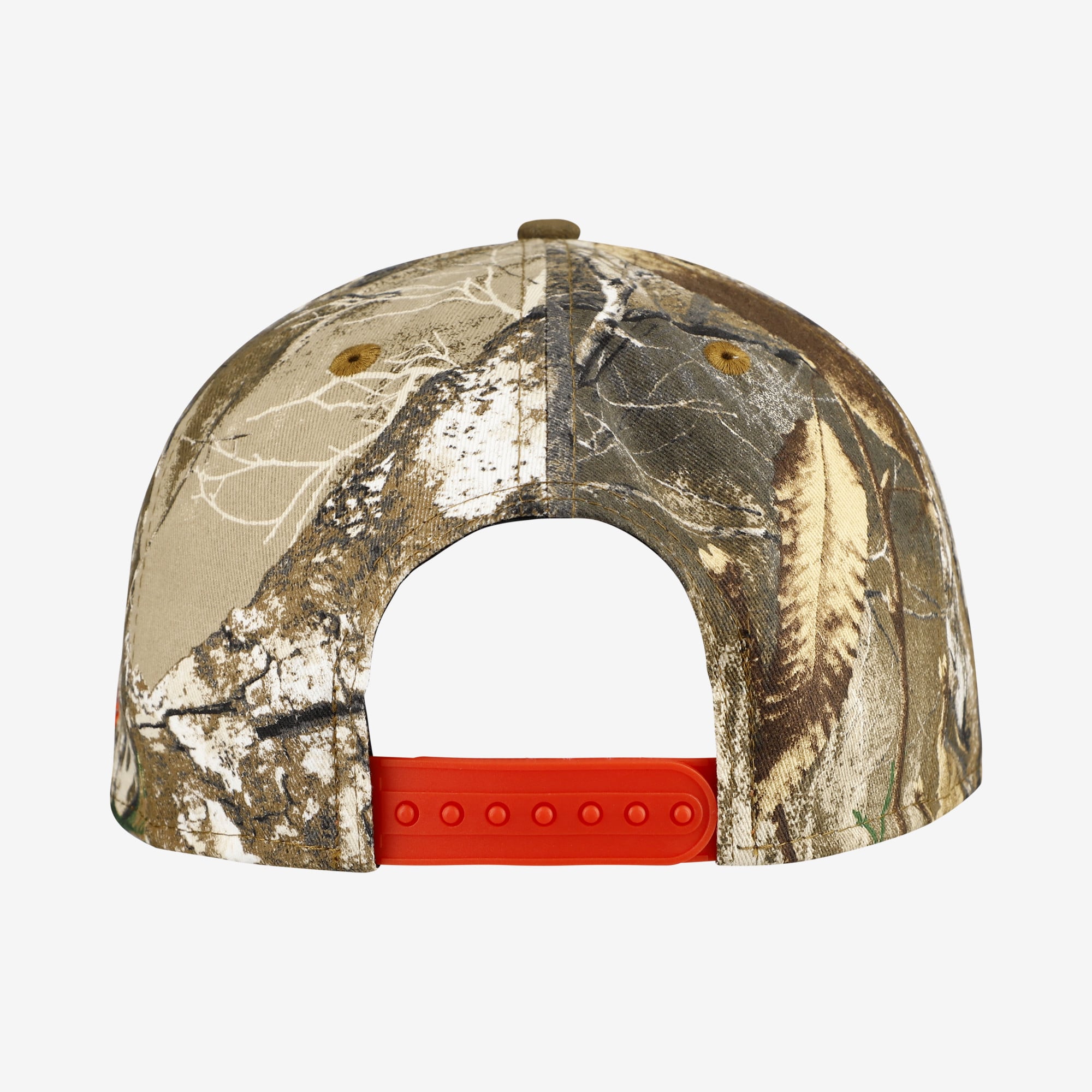 Casquette snapback New Era 9FIFTY pour homme, motif camouflage Chicago Cubs Realtree Orange Pop