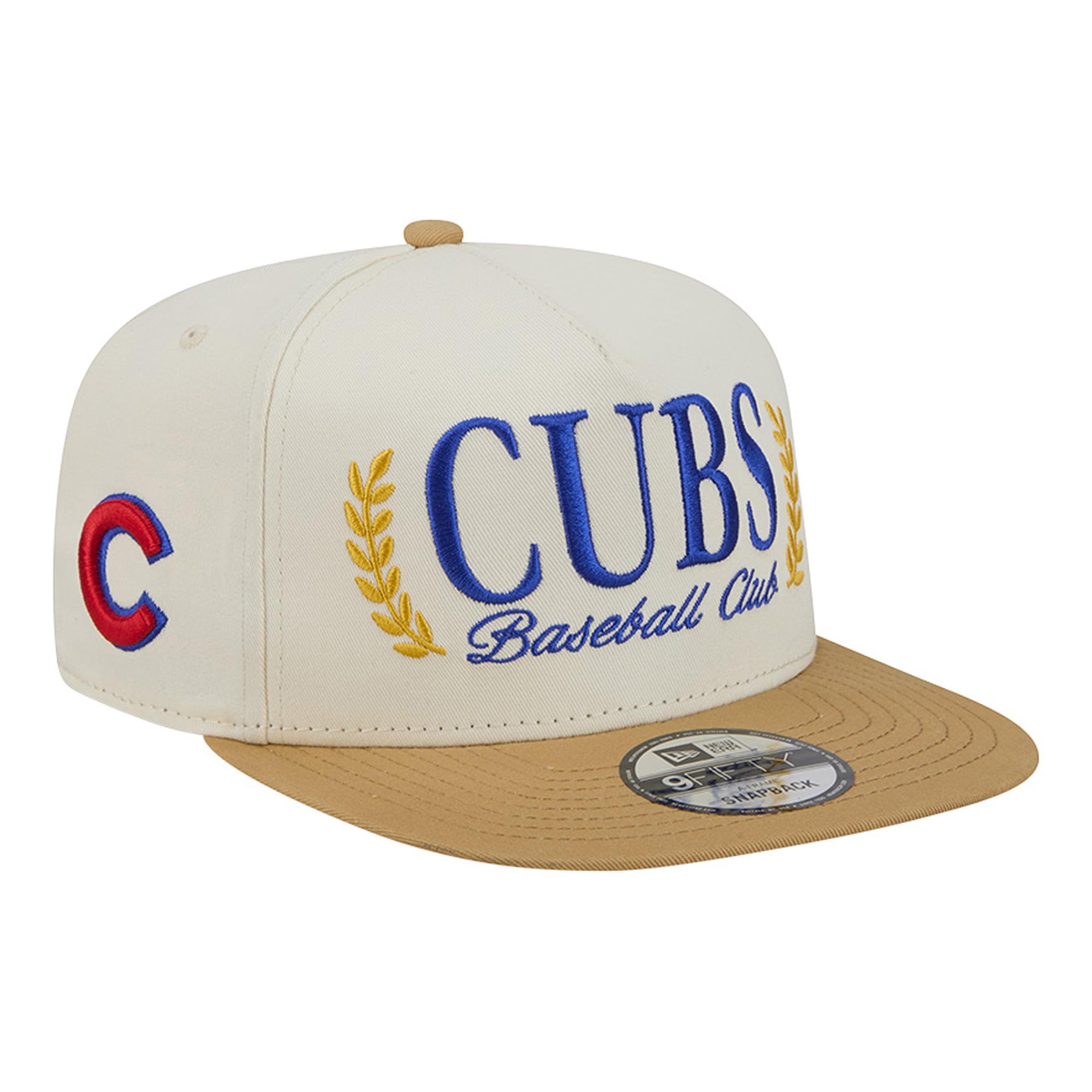 Casquette snapback New Era crème Chicago Cubs Club 9FIFTY pour homme