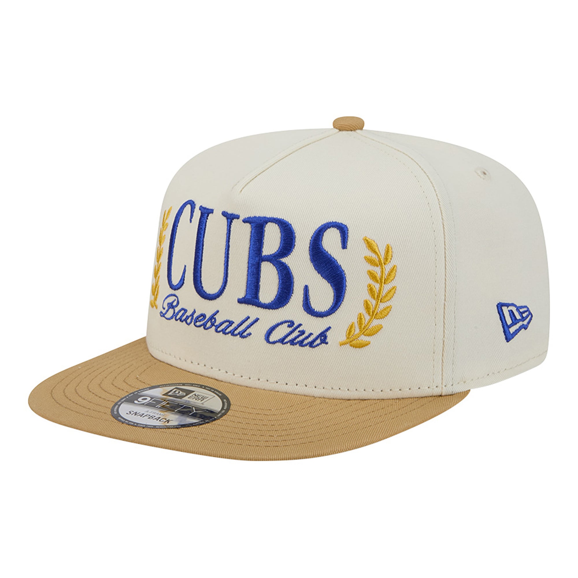 Casquette snapback New Era crème Chicago Cubs Club 9FIFTY pour homme
