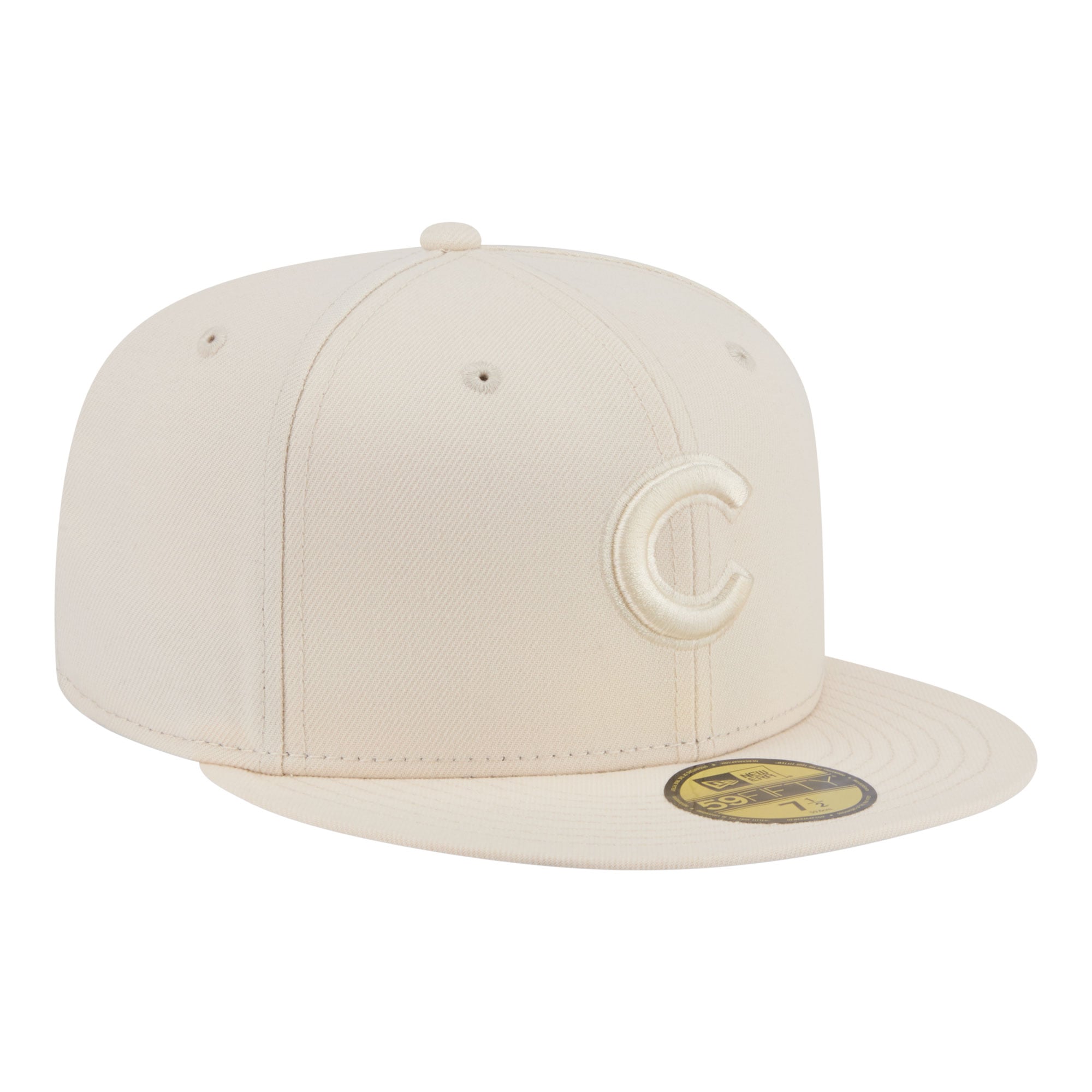 Casquette ajustée New Era 59FIFTY crème pour homme, Chicago Cubs, color pack