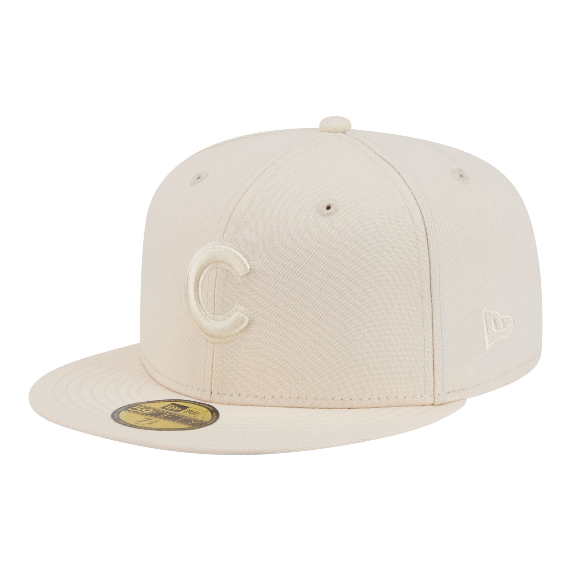 Casquette ajustée New Era 59FIFTY crème pour homme, Chicago Cubs, color pack