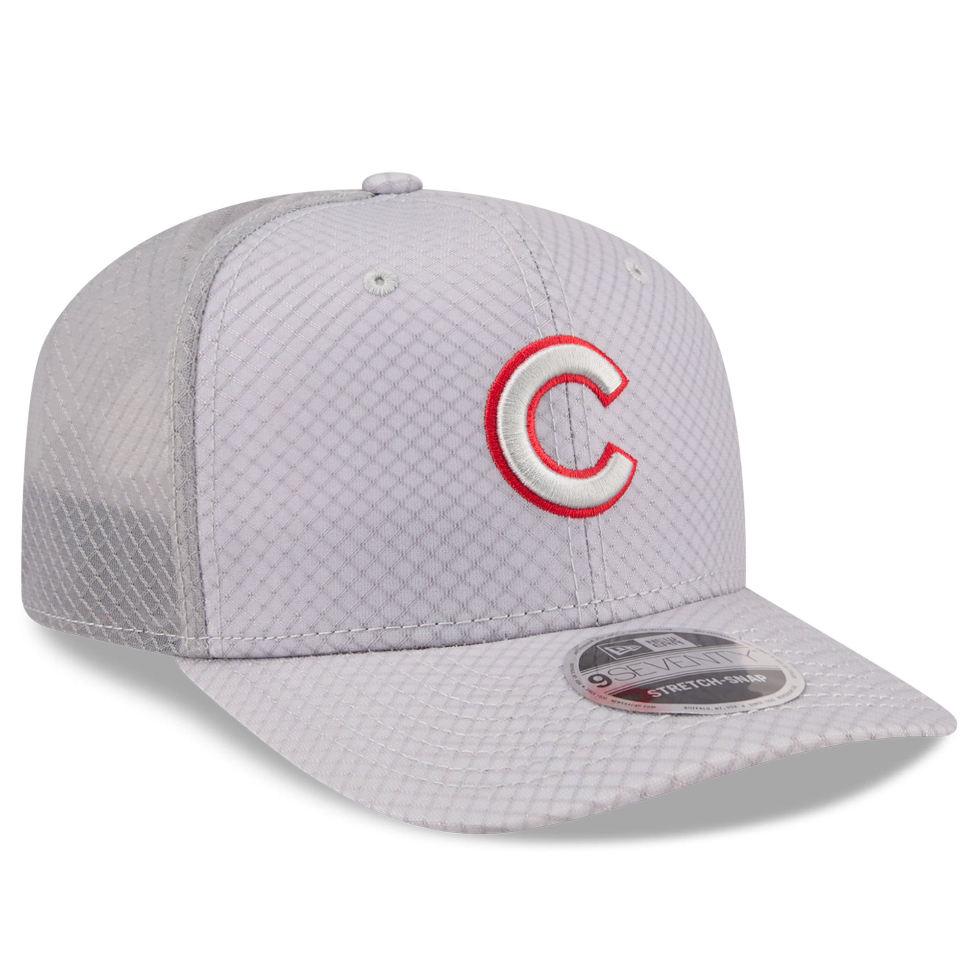 Casquette trucker ajustable New Era grise Chicago Cubs 9SEVENTY pour homme