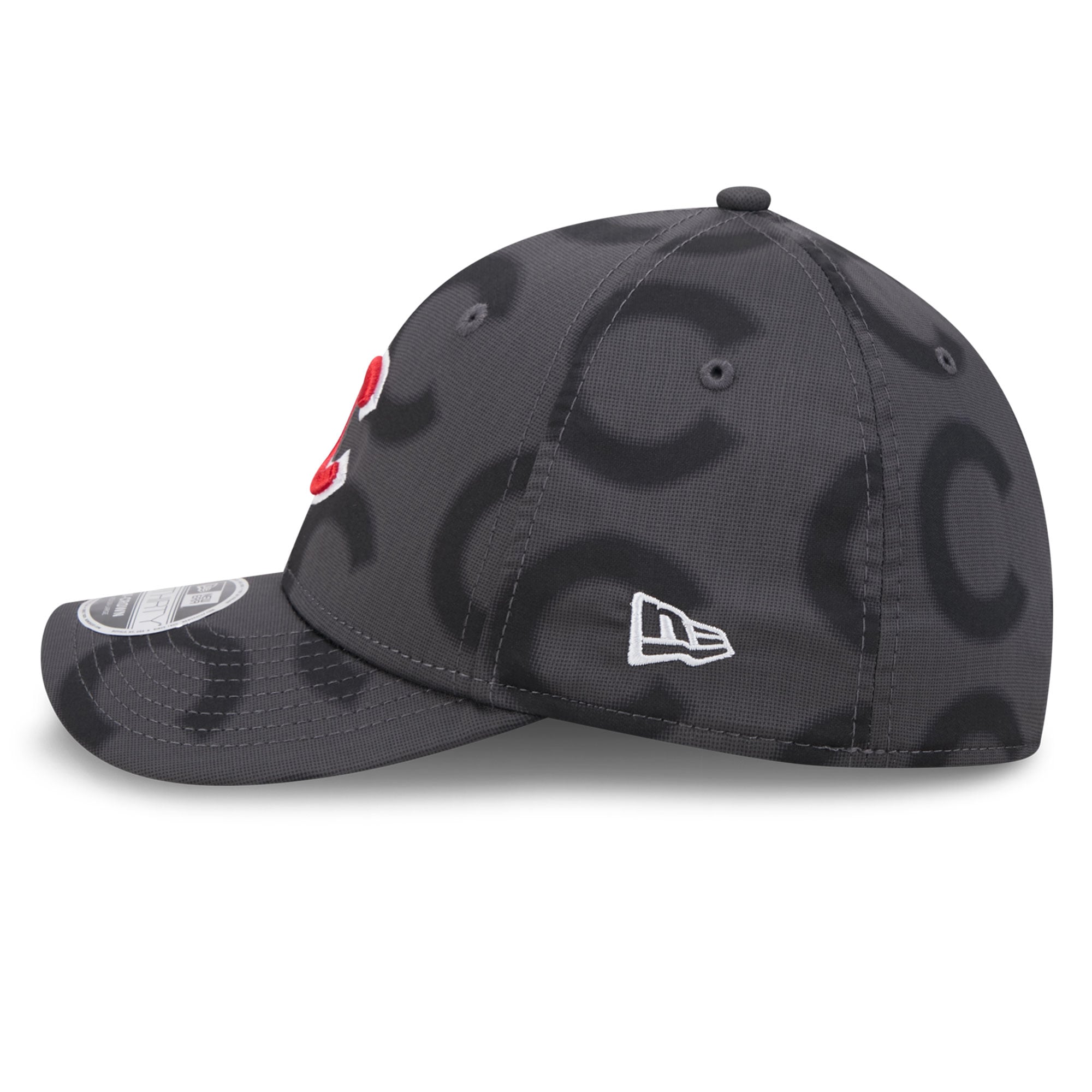 Men's New Era Gray Chicago Cubs Halftone 39THIRTY Flex Hat