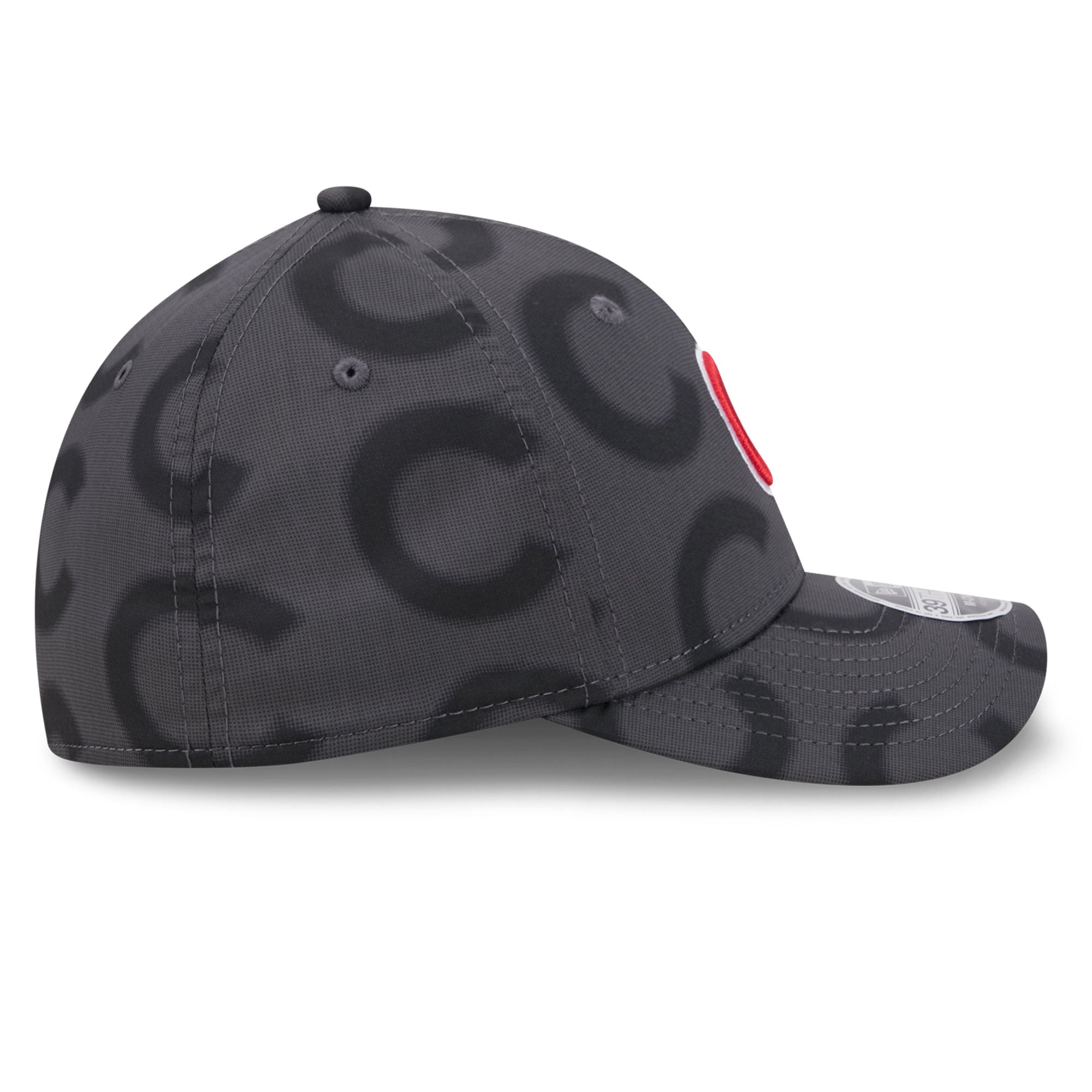 Men's New Era Gray Chicago Cubs Halftone 39THIRTY Flex Hat