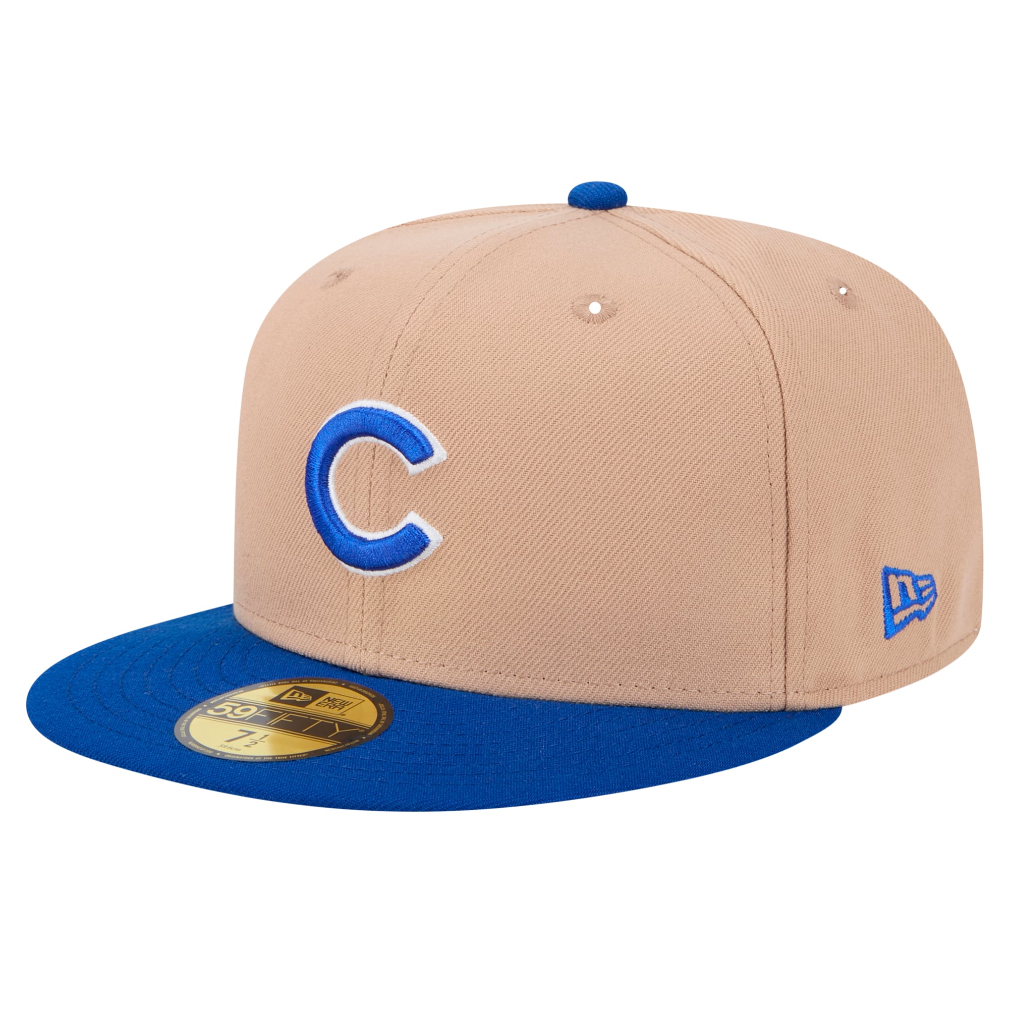 Casquette ajustée 59FIFTY Chicago Cubs de New Era pour homme en kaki