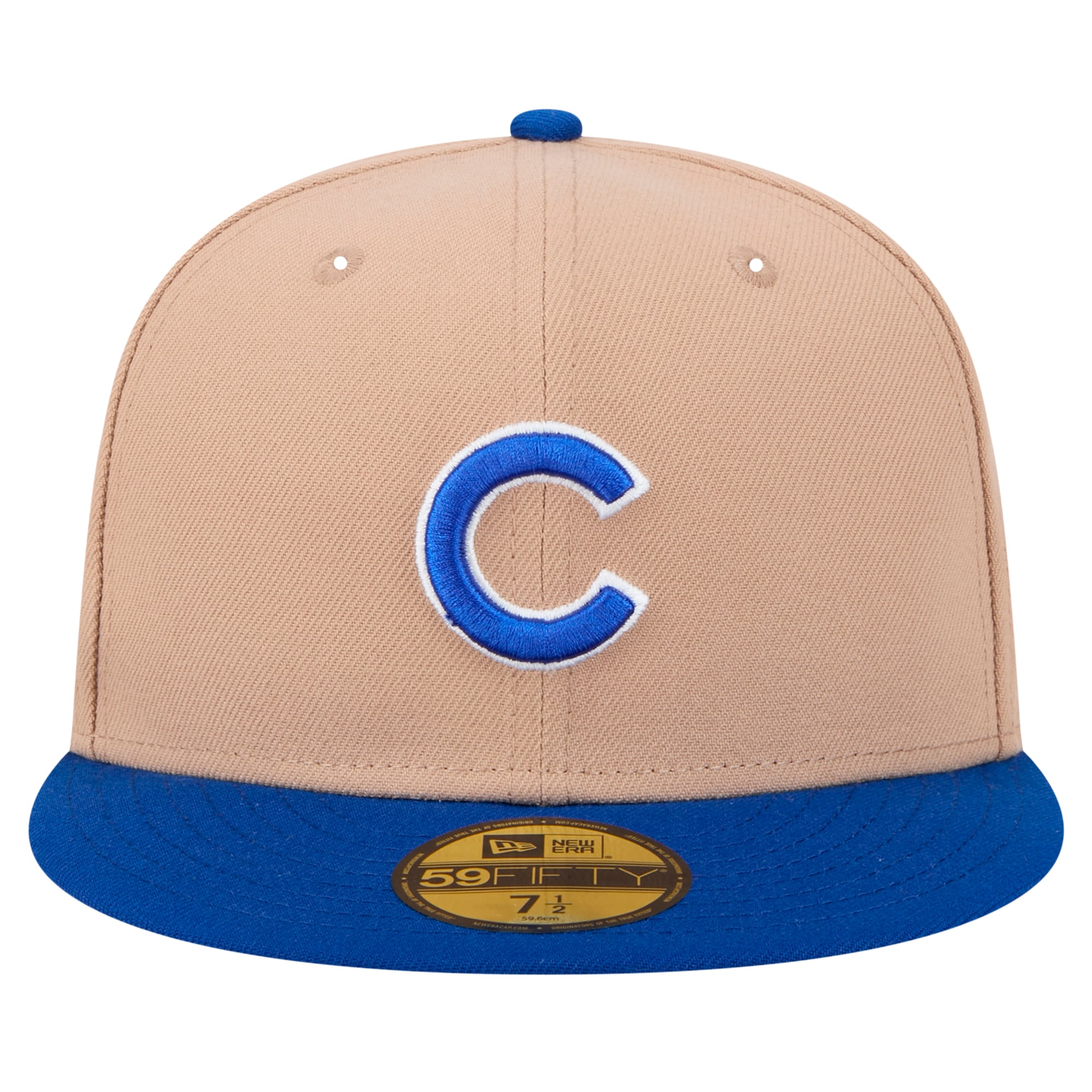 Casquette ajustée 59FIFTY Chicago Cubs de New Era pour homme en kaki