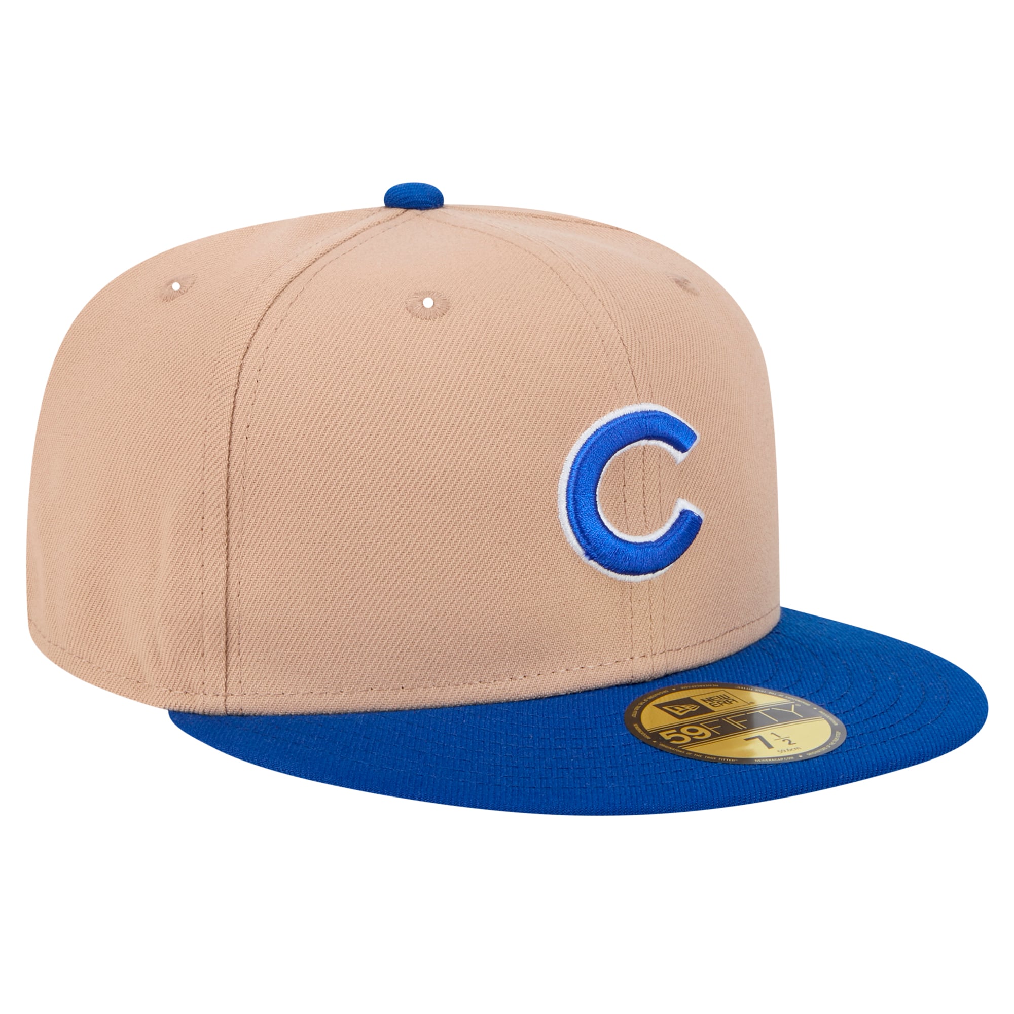 Casquette ajustée 59FIFTY Chicago Cubs de New Era pour homme en kaki