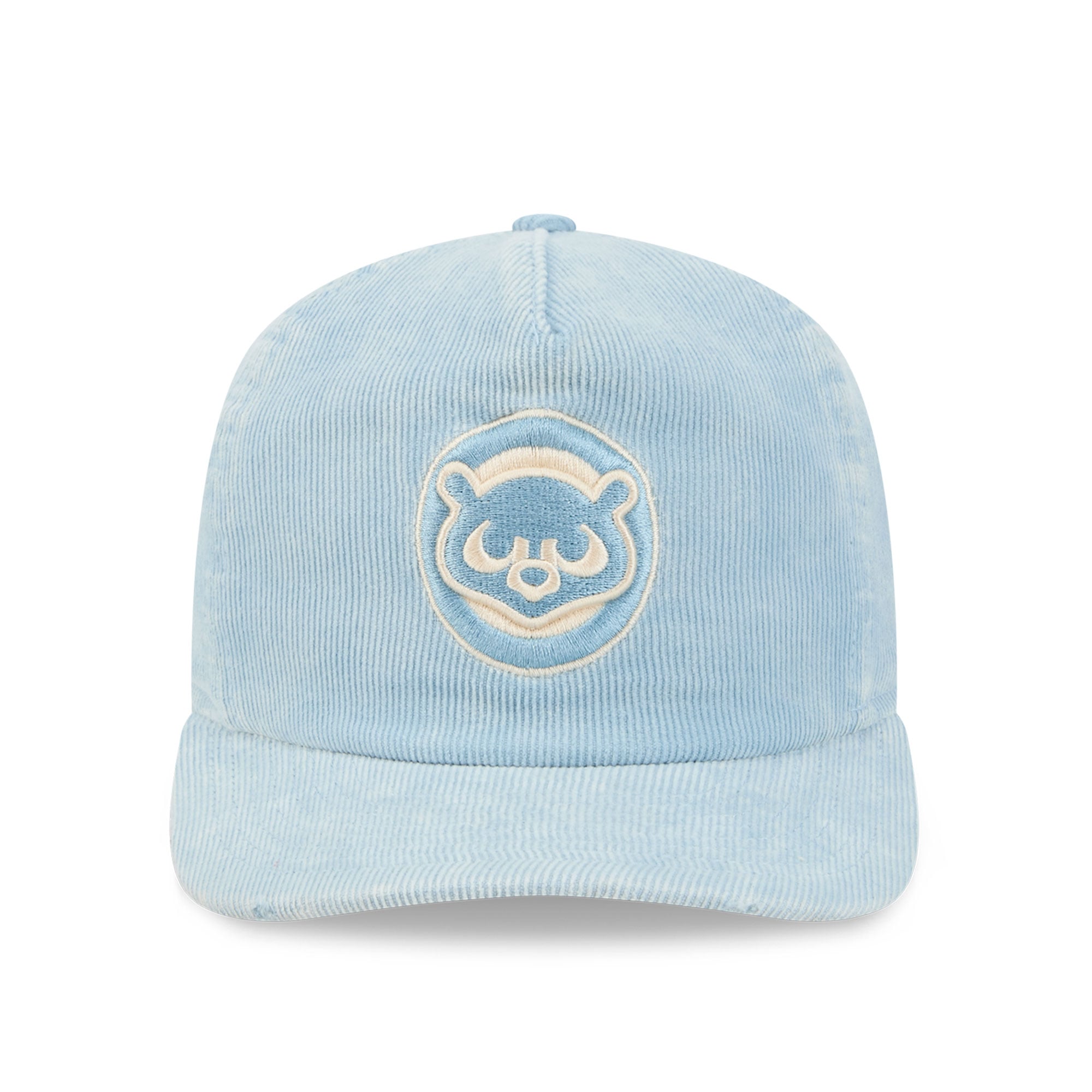 Casquette ajustable New Era 19TWENTY en velours côtelé bleu clair Chicago Cubs pour homme