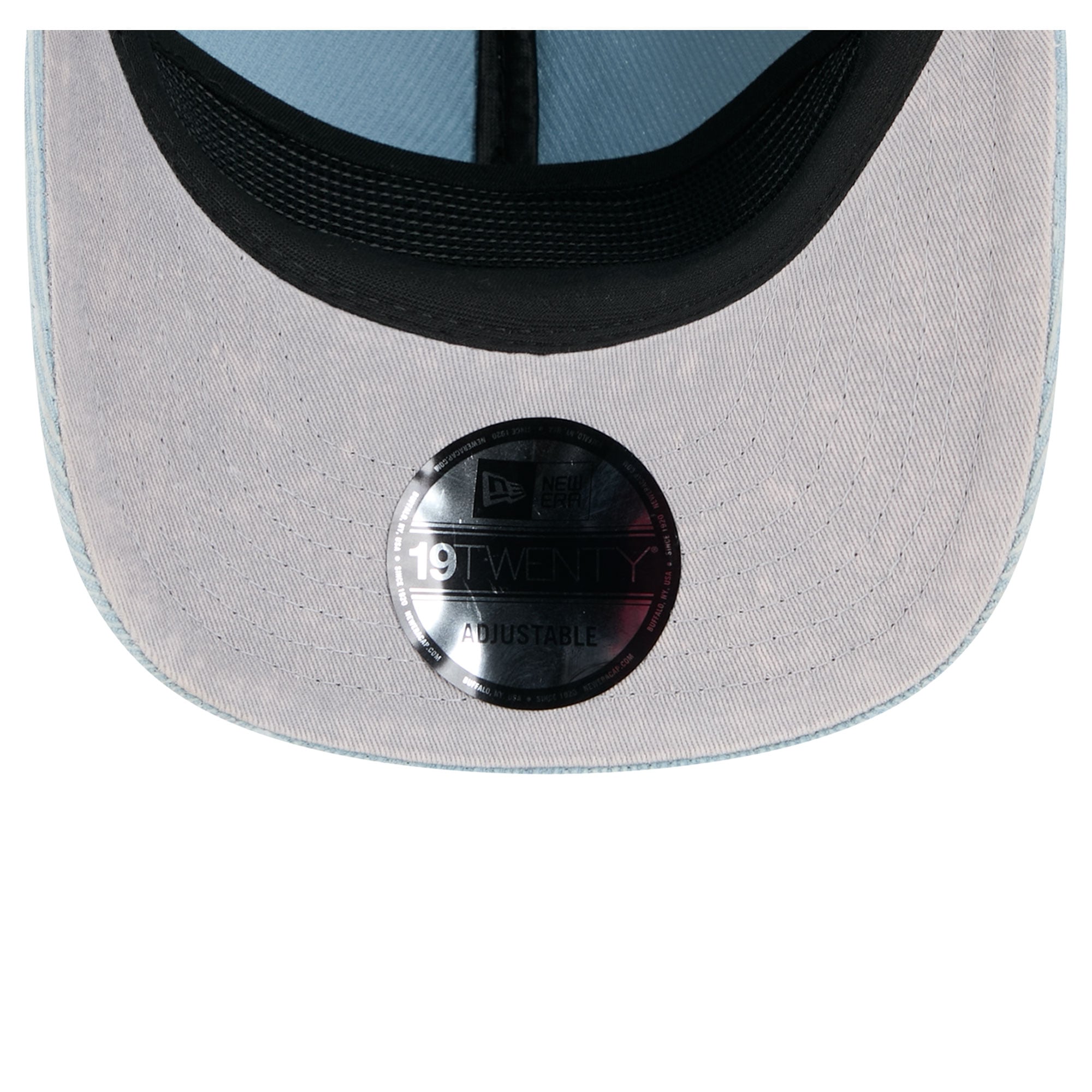 Casquette ajustable New Era 19TWENTY en velours côtelé bleu clair Chicago Cubs pour homme