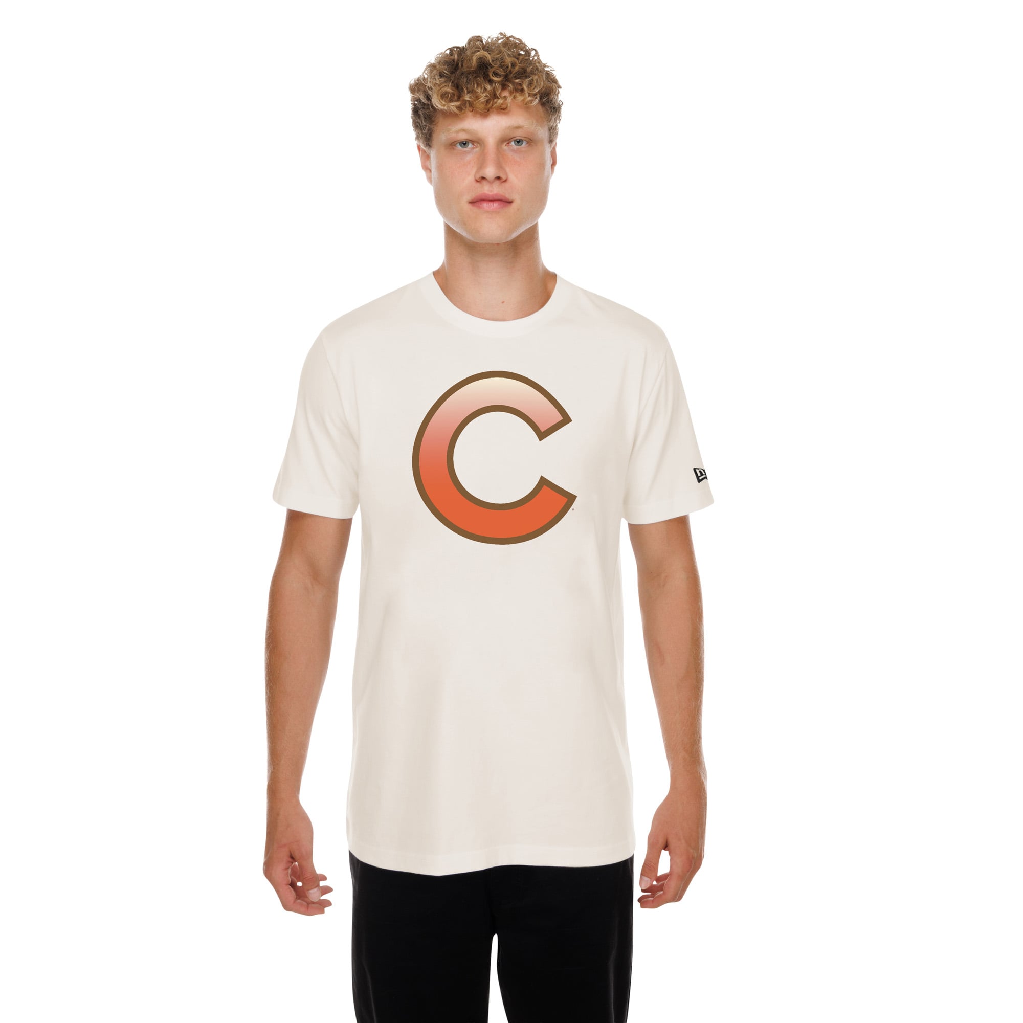 T-shirt homme New Era Natural Chicago Cubs Pumpkin Spice