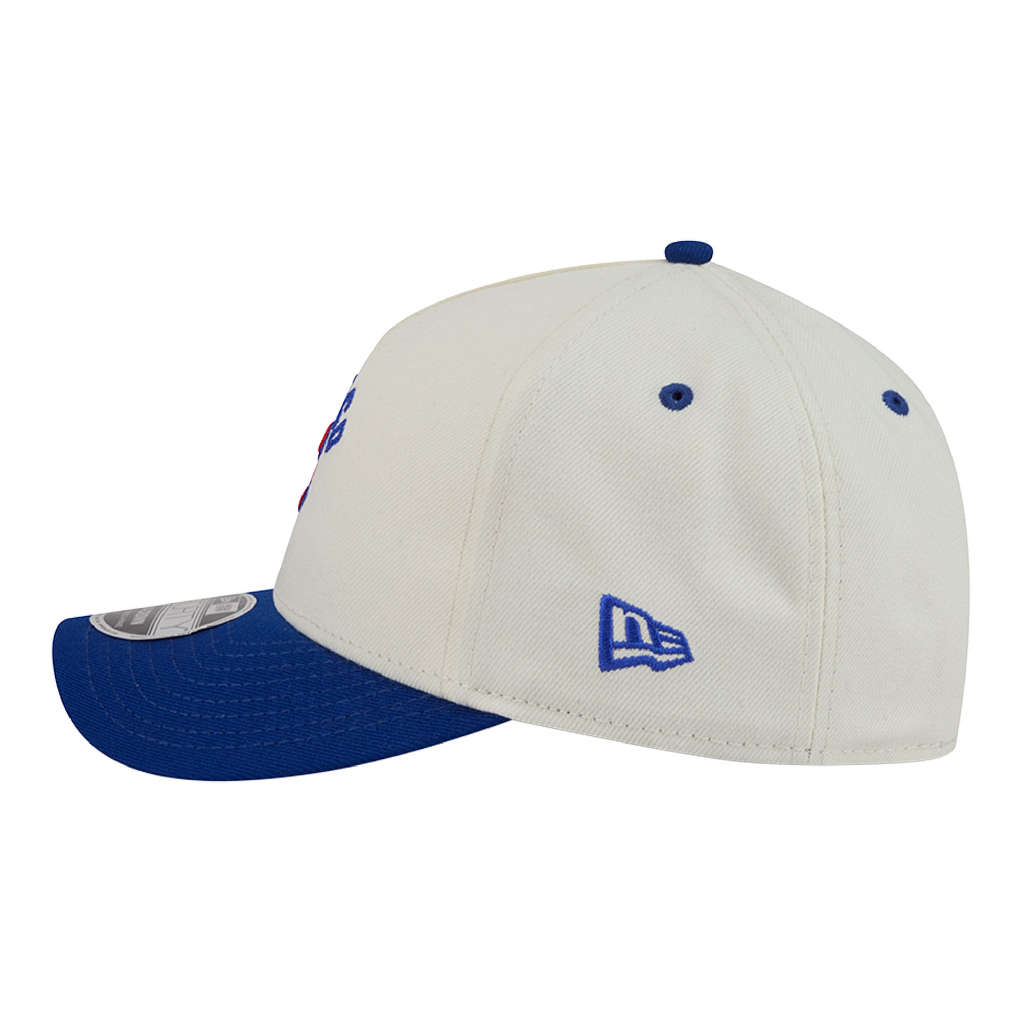 Men's New Era Natural/Royal Chicago Cubs Arch 9FORTY A-Frame M-Crown Adjustable Hat
