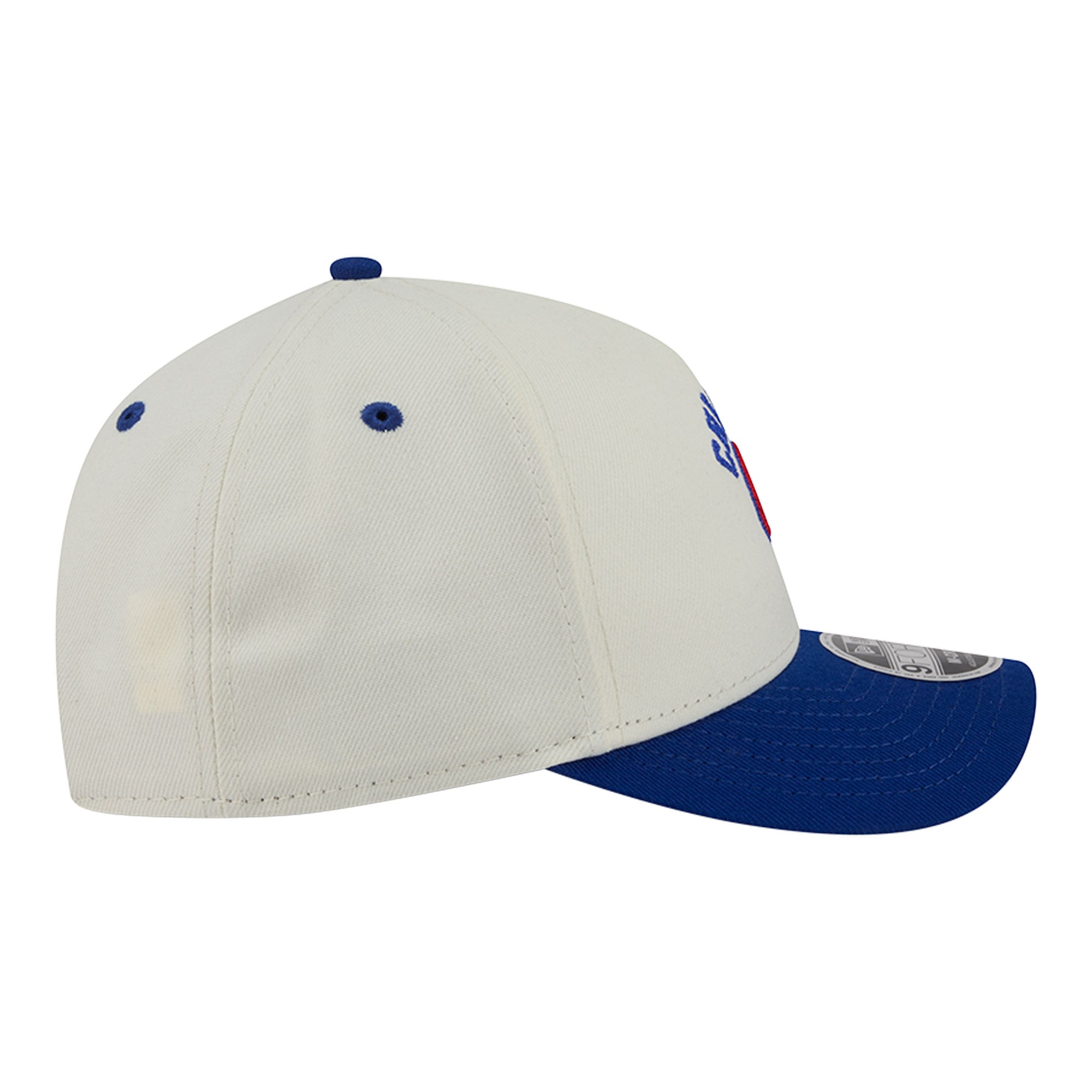 Men's New Era Natural/Royal Chicago Cubs Arch 9FORTY A-Frame M-Crown Adjustable Hat