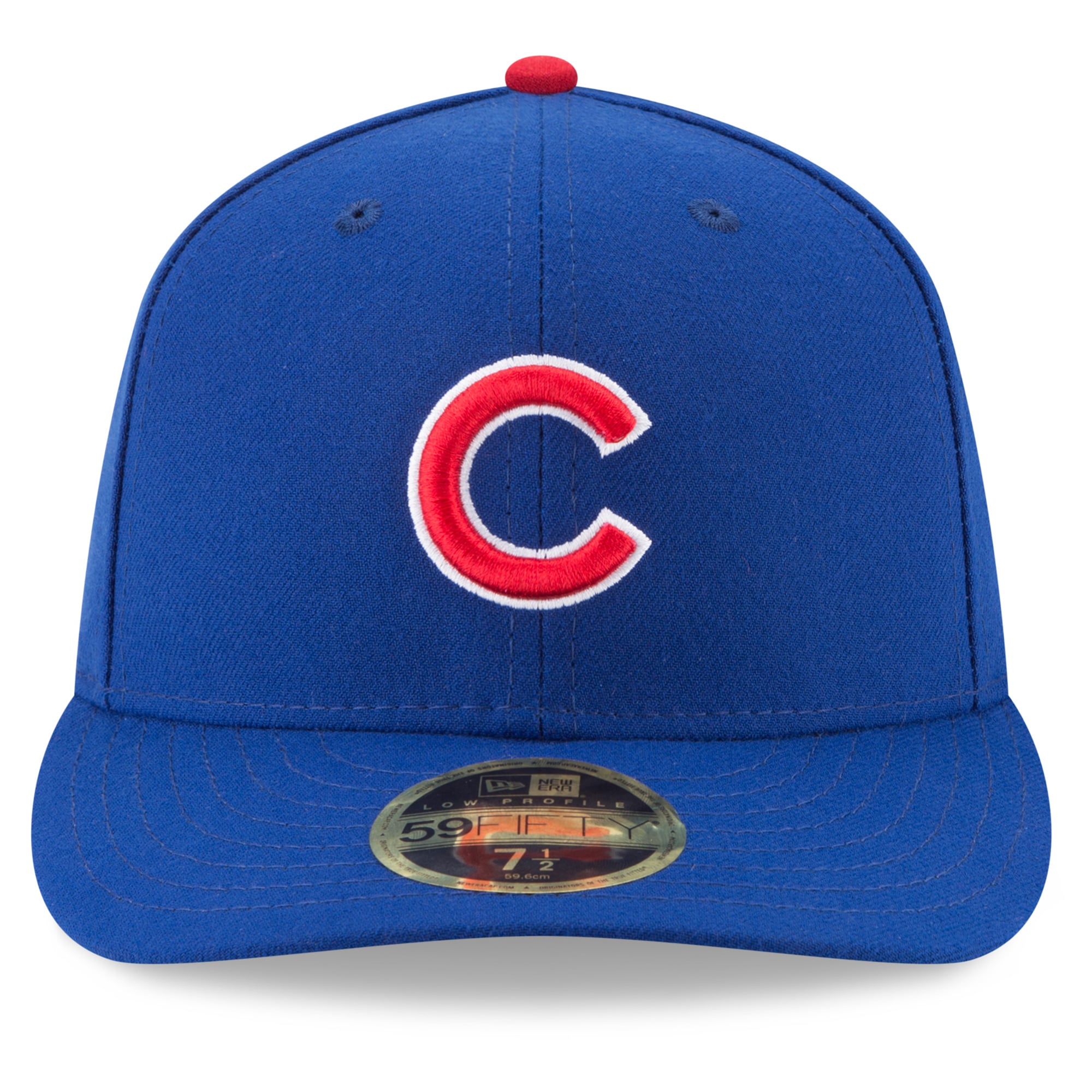 Casquette ajustée New Era Royal Chicago Cubs 2026 MLB Postseason Side Patch Low Profile 59FIFTY pour homme