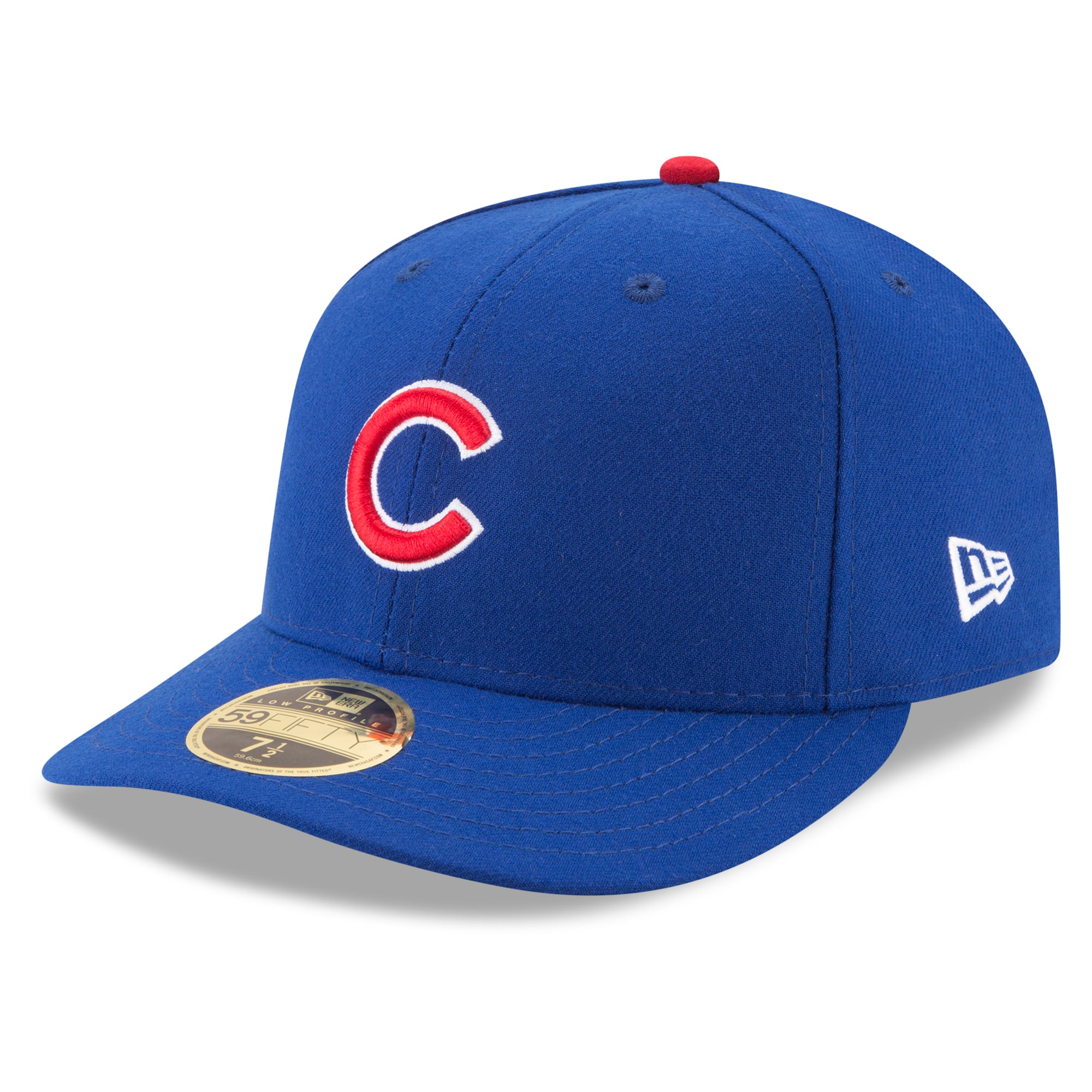 Casquette ajustée New Era Royal Chicago Cubs 2026 MLB Postseason Side Patch Low Profile 59FIFTY pour homme